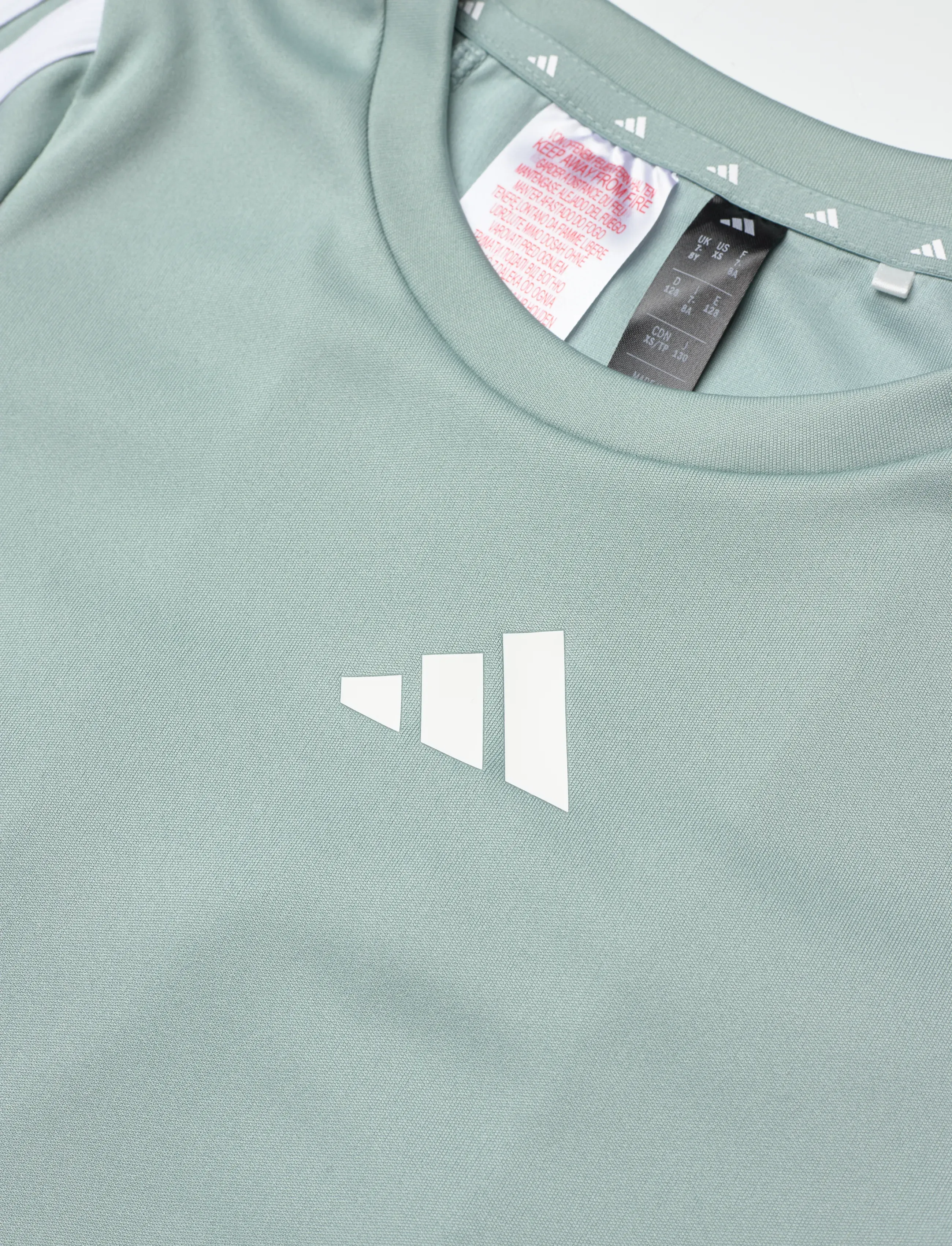 adidas Sportswear - JG TR-ES 3S TEE - sportstoppe - wosa/white - 4