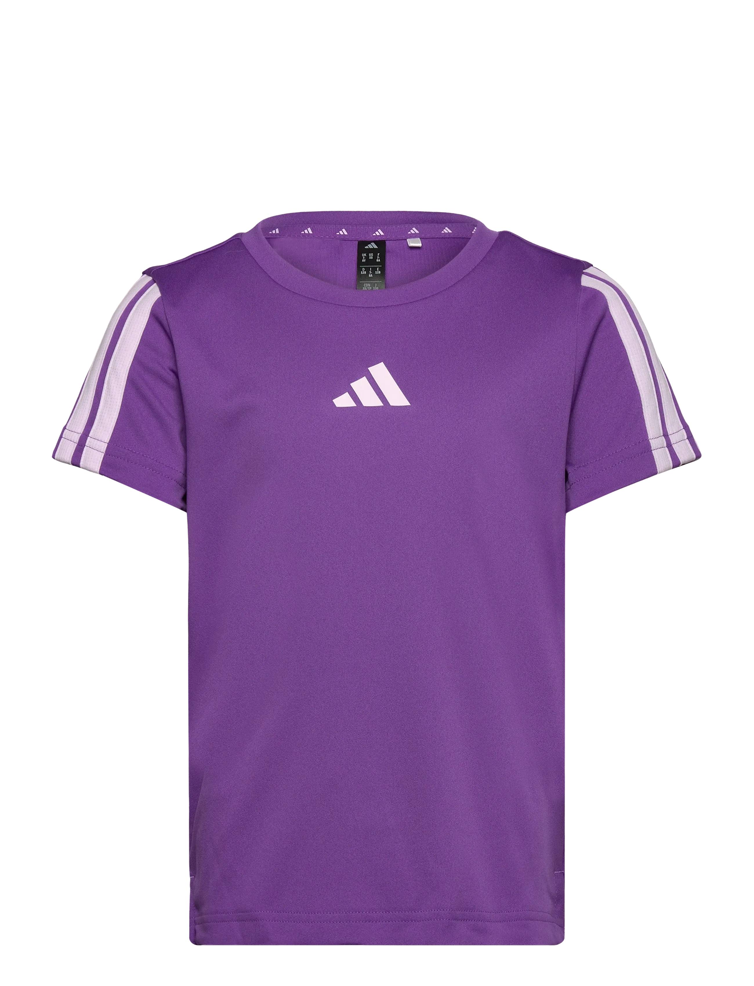 adidas Sportswear JG TR-ES 3S TEE - Overdele - ACTPUR/ICELAV / purple