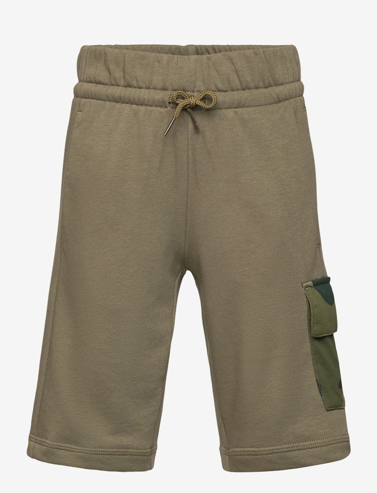 adidas Sportswear - J CAMO FT SHORT - sweatshorts - olistr/black - 0