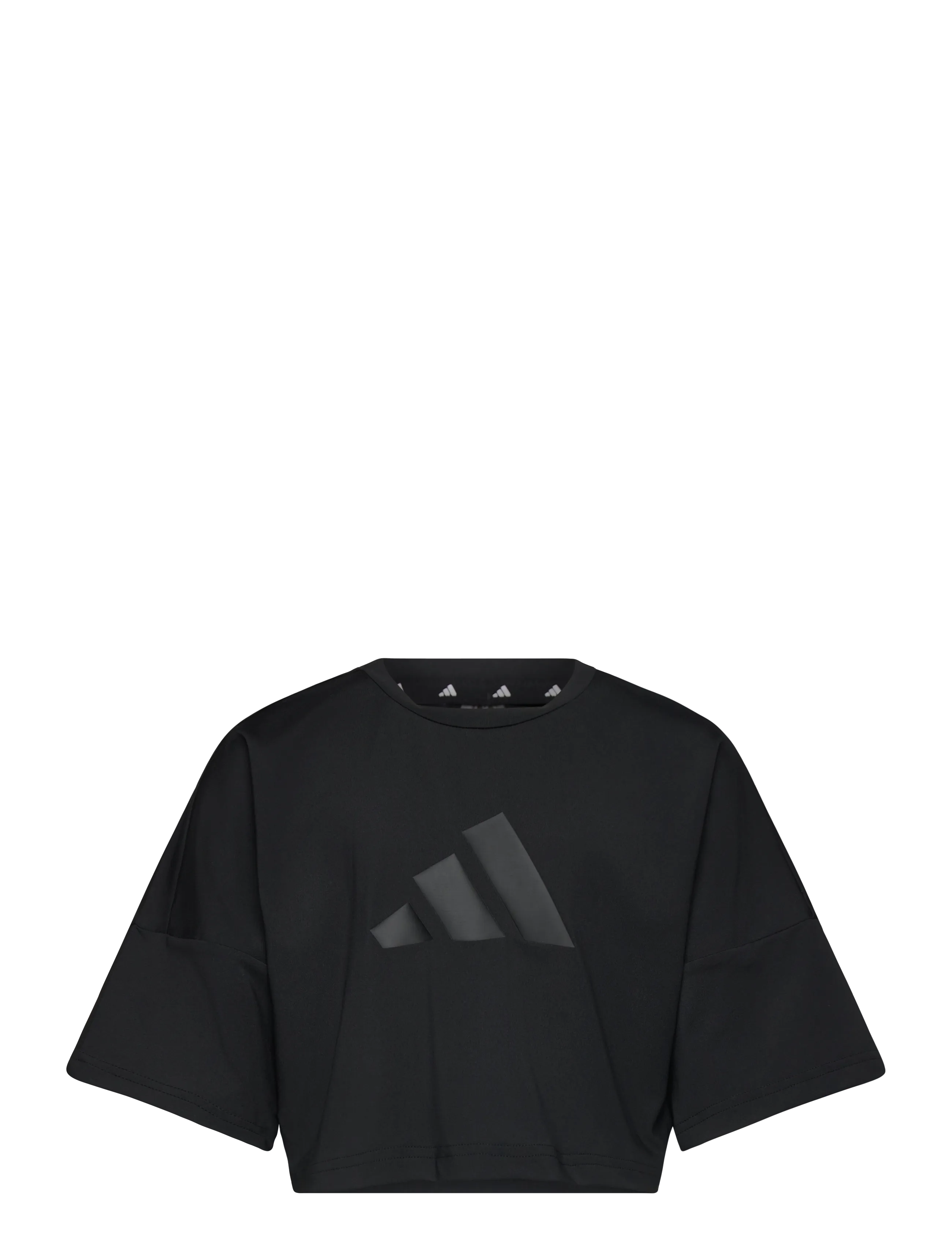 adidas Sportswear JG SPI CRP TEE - Kortærmede T-shirts - BLACK/BLACK / black