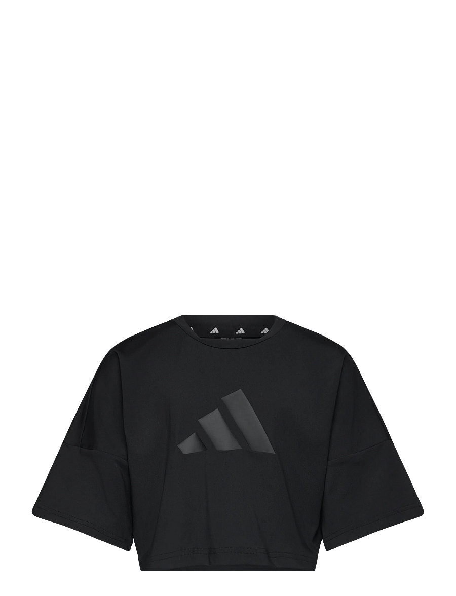 adidas Sportswear - JG SPI CRP TEE - sportstoppe - black/black - 0