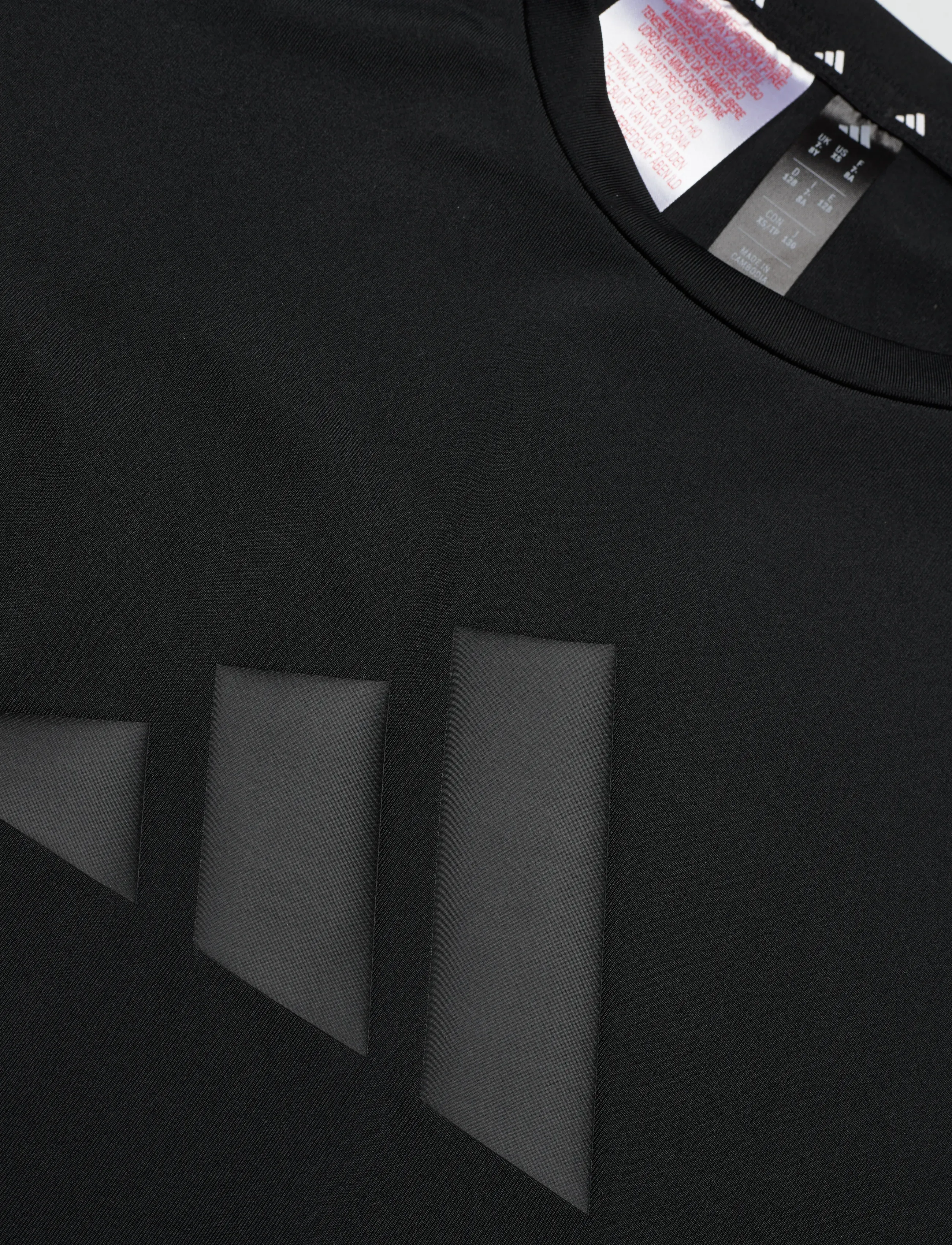 adidas Sportswear - JG SPI CRP TEE - sportstoppe - black/black - 2