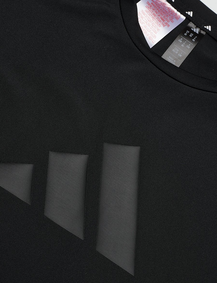 adidas Sportswear - JG SPI CRP TEE - sportstoppe - black/black - 2