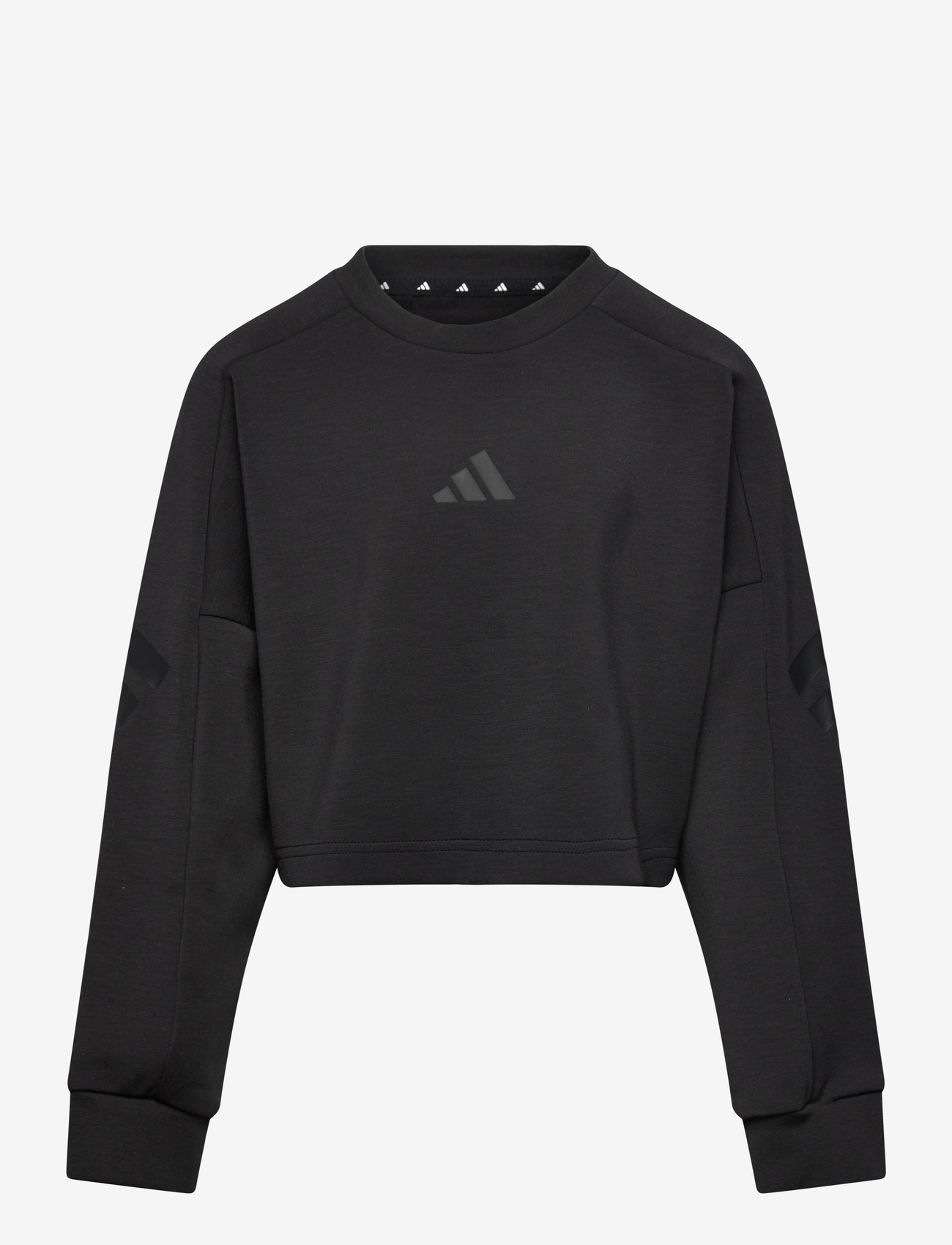 adidas Sportswear - JG FI 3S CREW - sweatshirts - black/black - 1