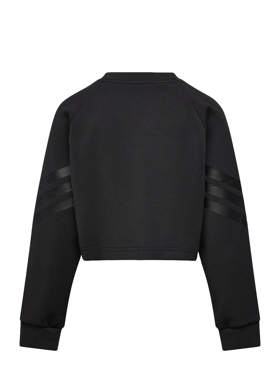 adidas Sportswear - JG FI 3S CREW - sweatshirts - black/black - 2