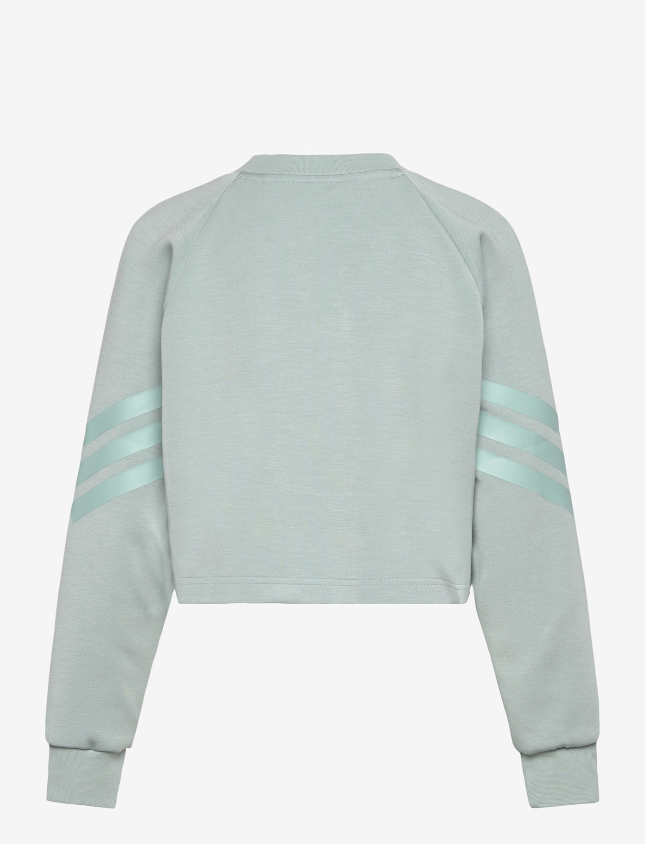 adidas Sportswear - JG FI 3S CREW - sweatshirts - wosa/tacgrn - 2