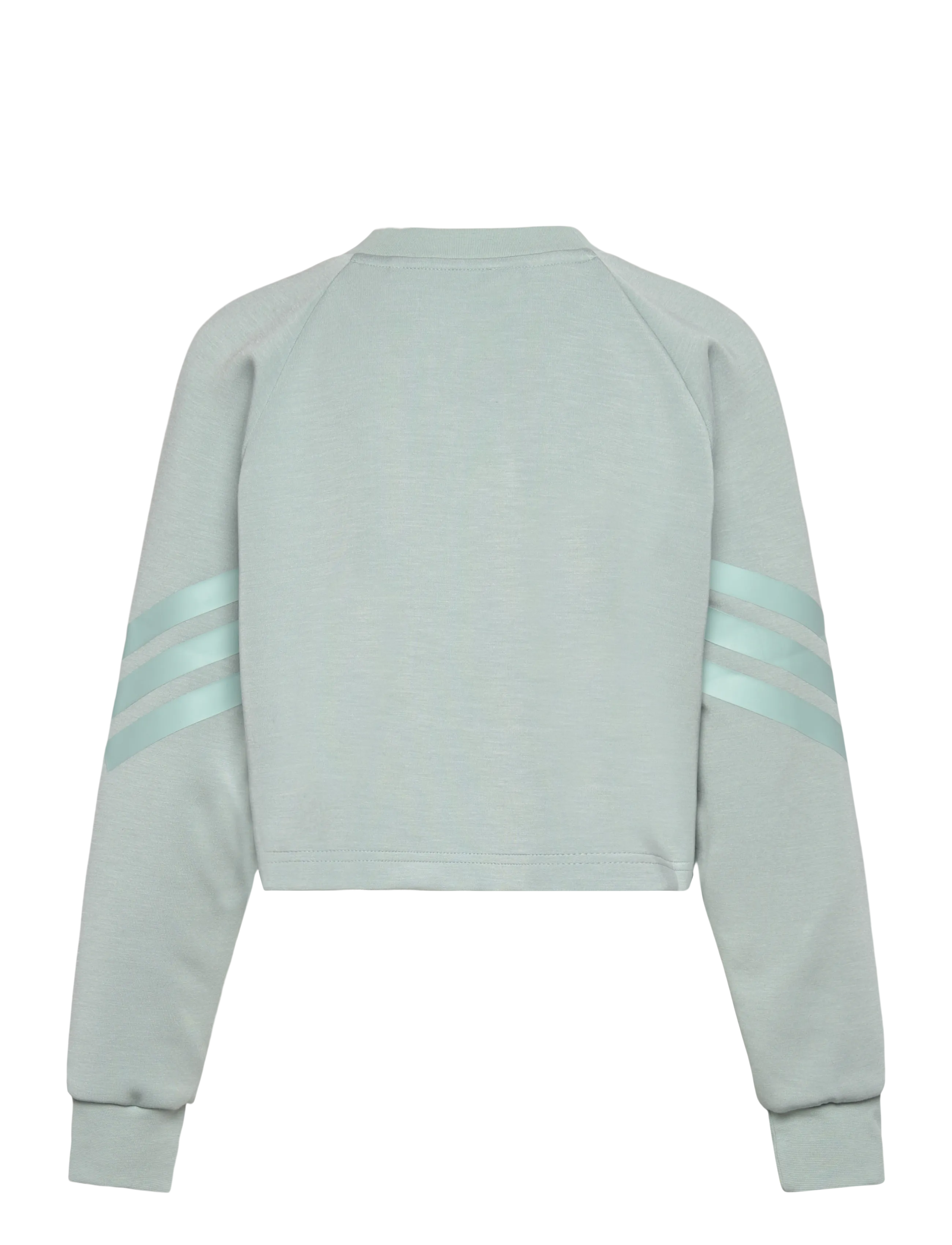 adidas Sportswear - JG FI 3S CREW - dressipluusid - wosa/tacgrn - 2