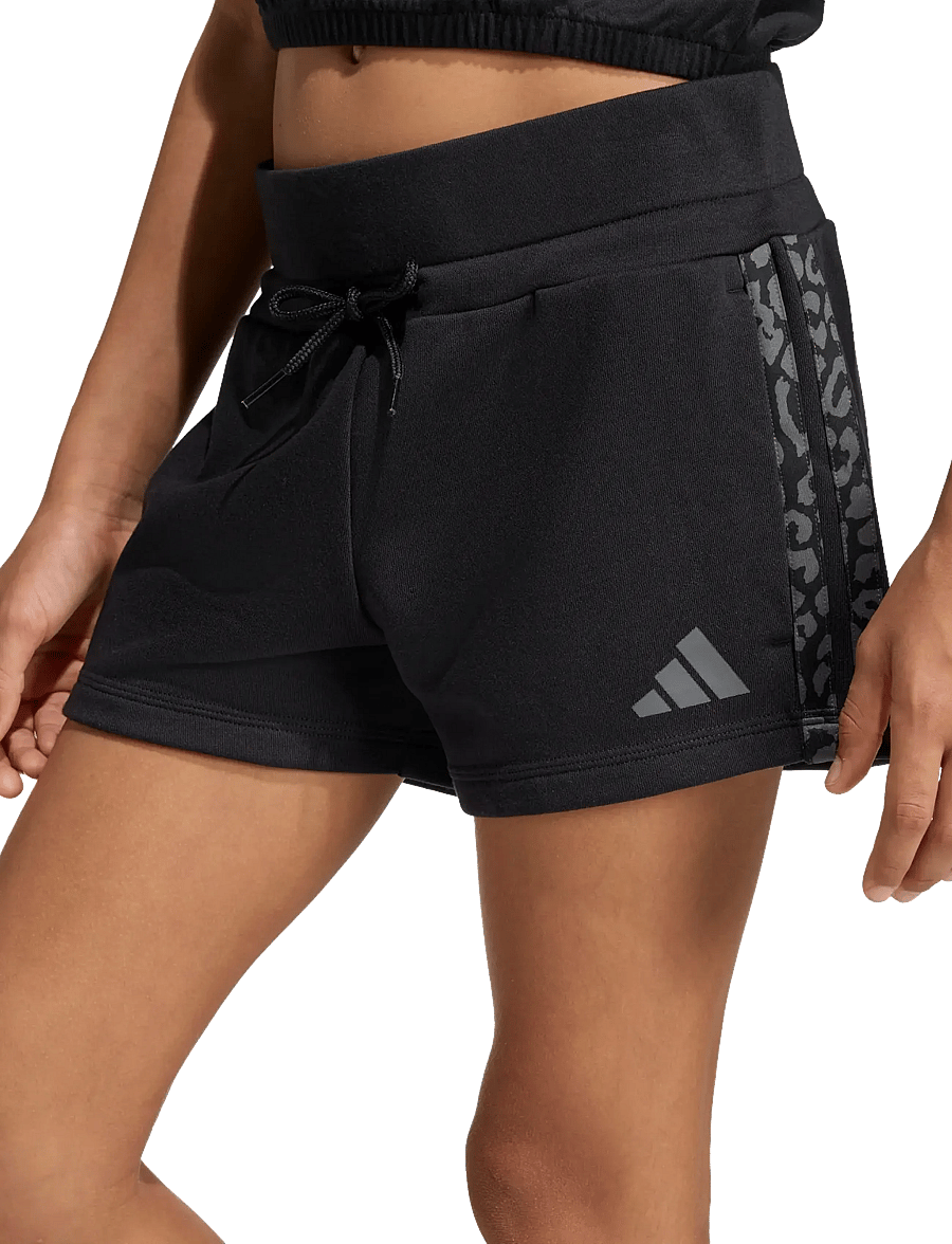 adidas Sportswear - JG AN 3S FT SH - sport-shorts - black/white - 5