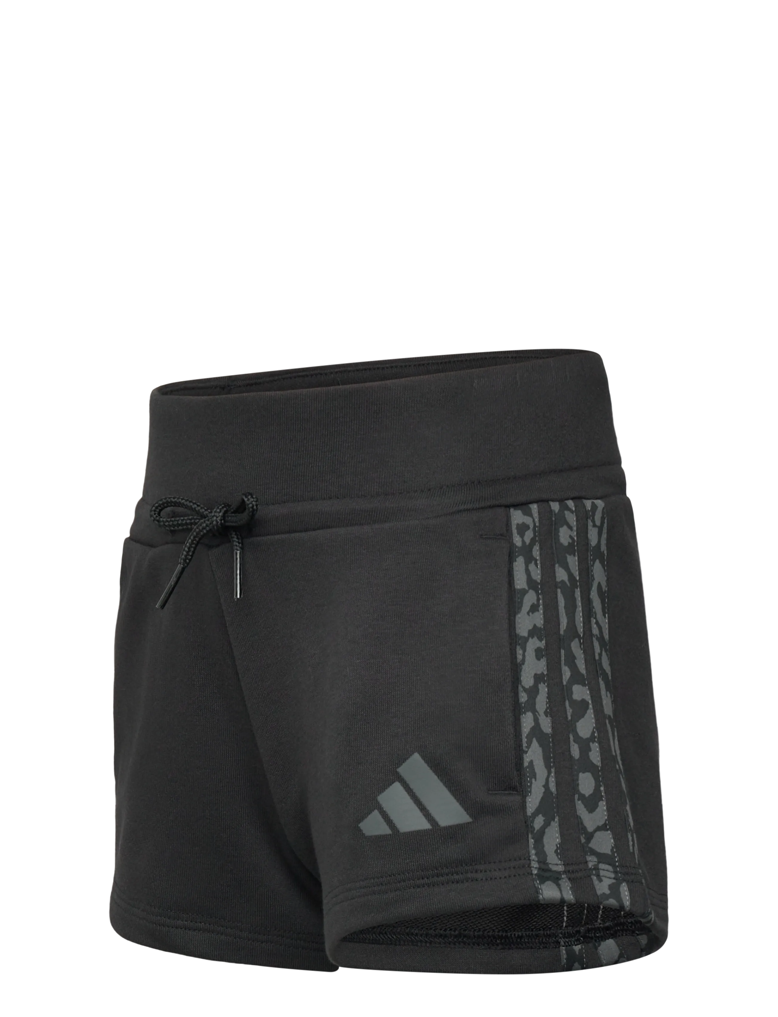 adidas Sportswear - JG AN 3S FT SH - sporta šorti - black/white - 2
