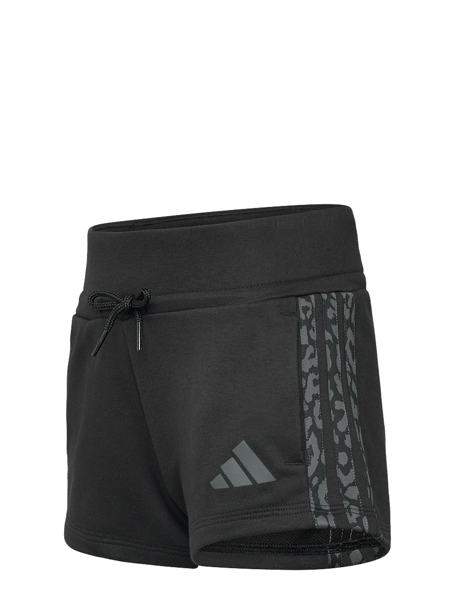 adidas Sportswear - JG AN 3S FT SH - sport-shorts - black/white - 2