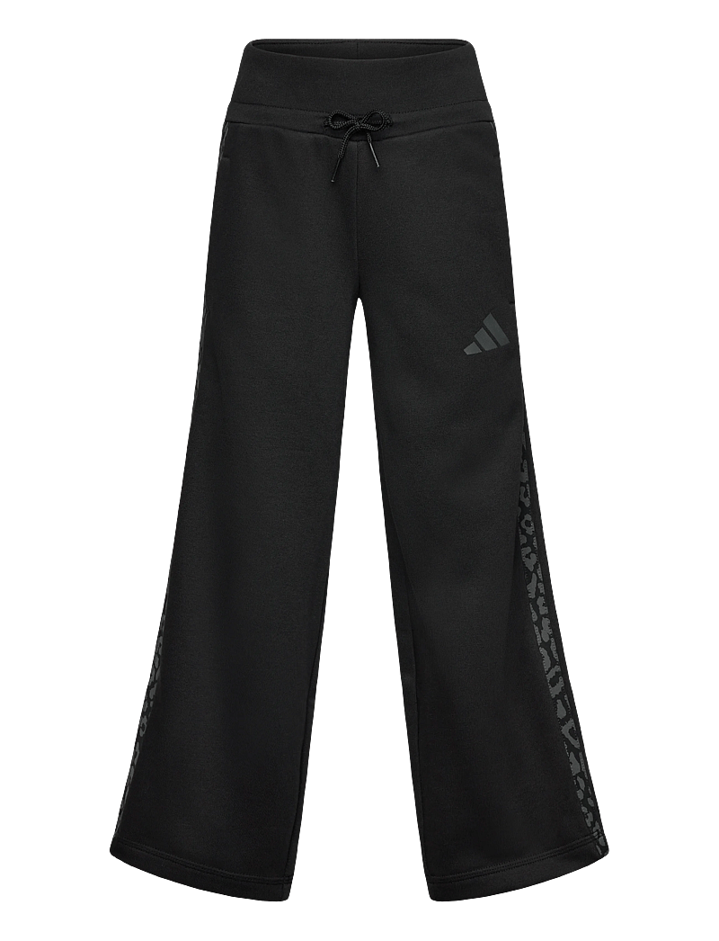 adidas Sportswear - JG AN 3S FT PT - sportiska stila bikses - black/white - 0
