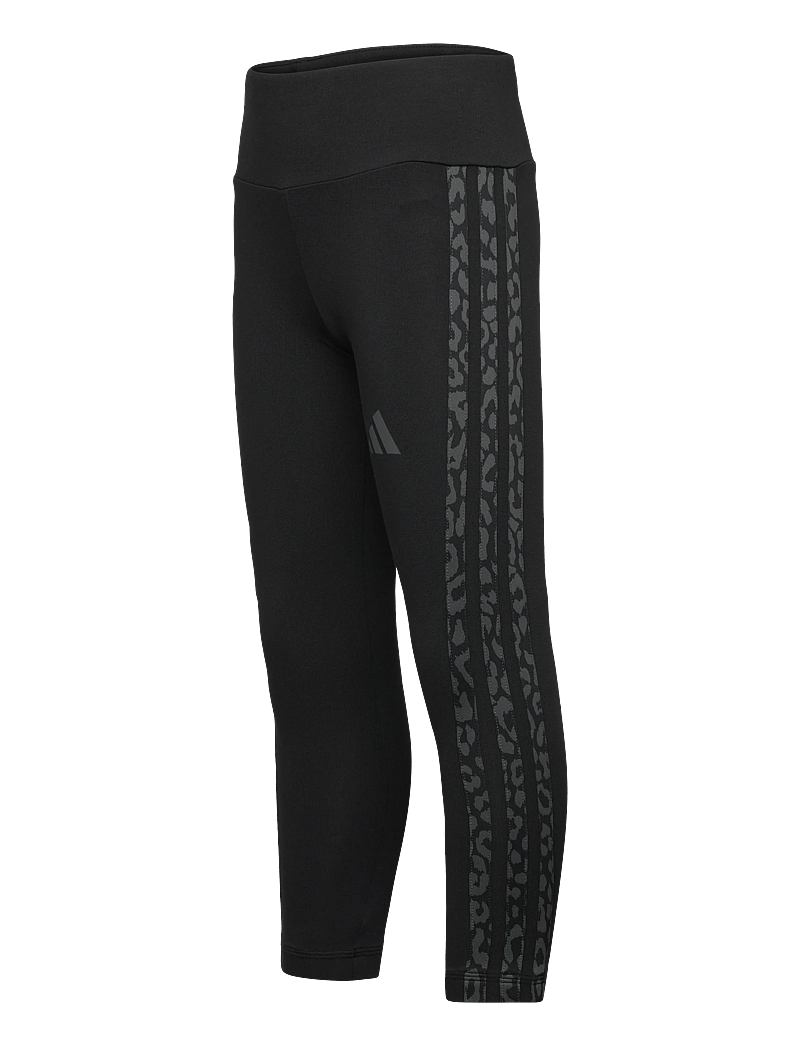adidas Sportswear - JG AN 3S LEG - running & training tights - black/white - 3