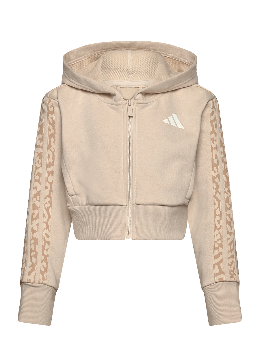 adidas Sportswear - JG AN 3S FT FZ - kapuzenpullover - crli/owhite - 0