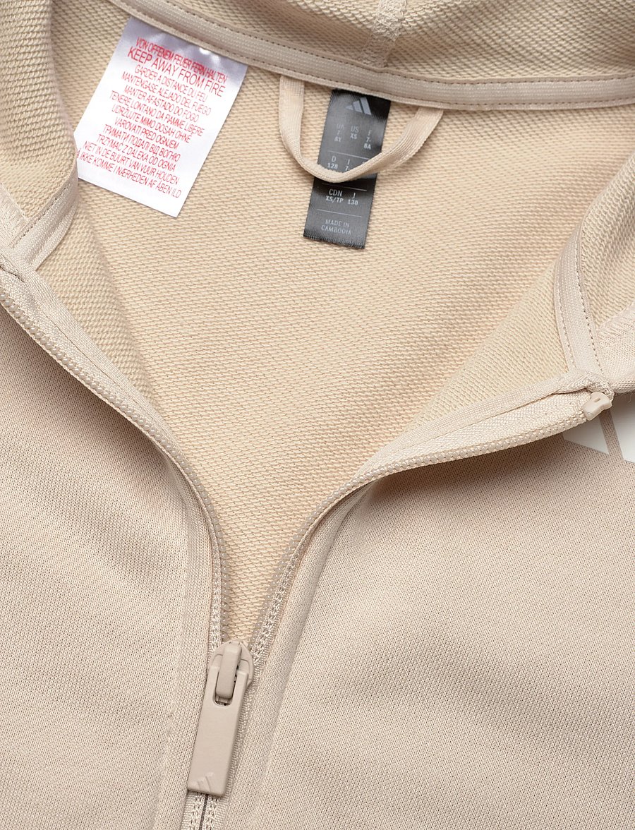 adidas Sportswear - JG AN 3S FT FZ - kapuzenpullover - crli/owhite - 2