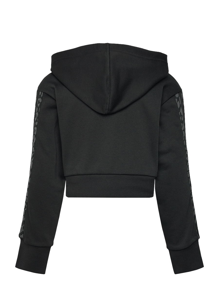 adidas Sportswear - JG AN 3S FT FZ - kapuzenpullover - black/white - 1