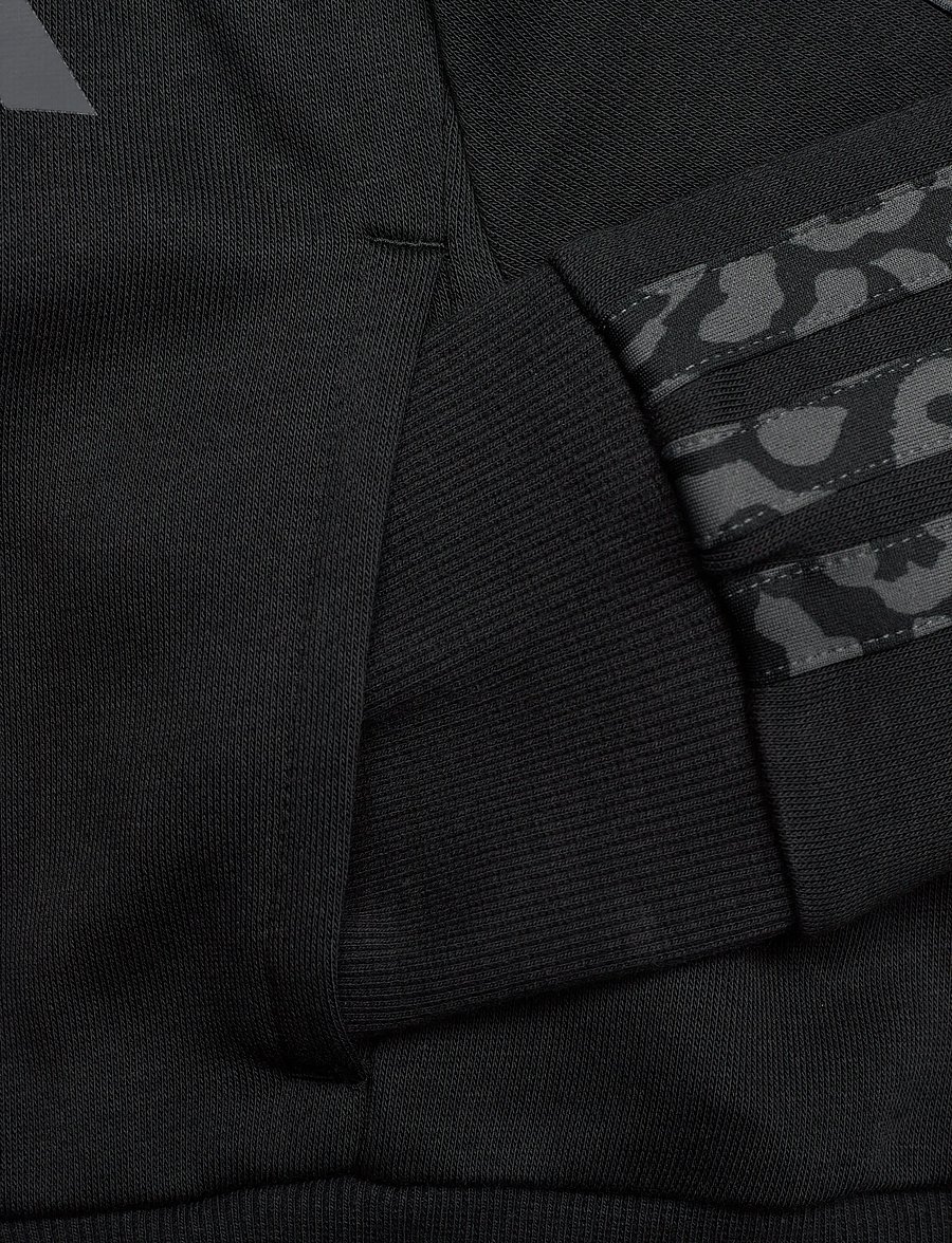 adidas Sportswear - JG AN 3S FT FZ - kapuzenpullover - black/white - 5