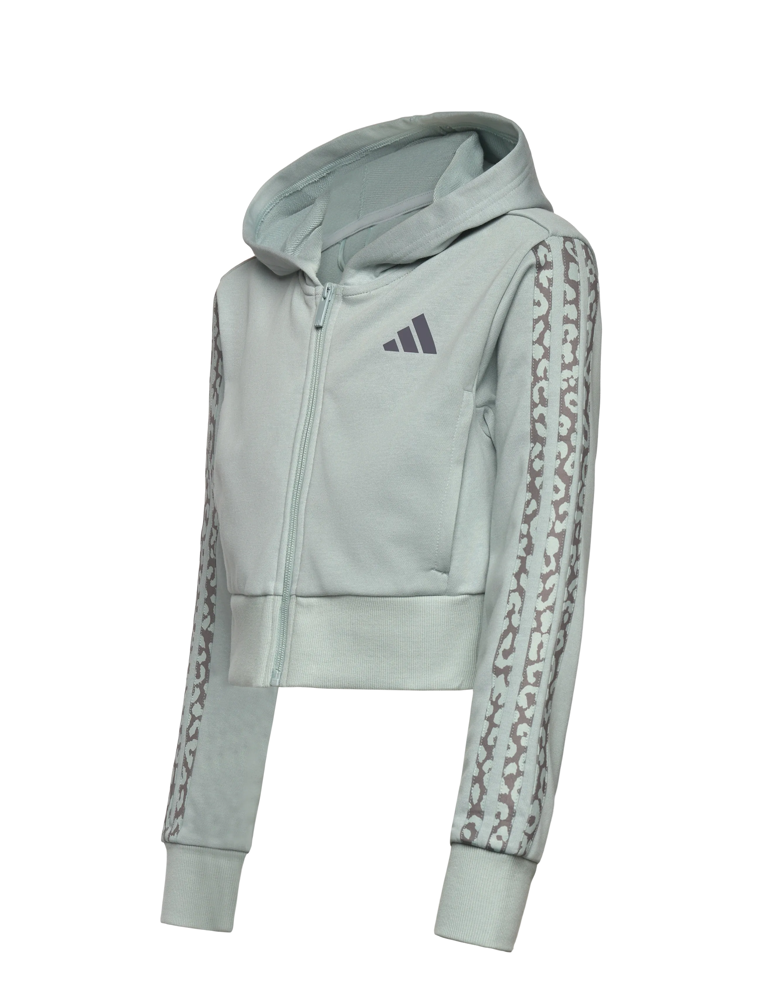 adidas Sportswear - JG AN 3S FT FZ - pulls a capuche - wosa/auon - 3