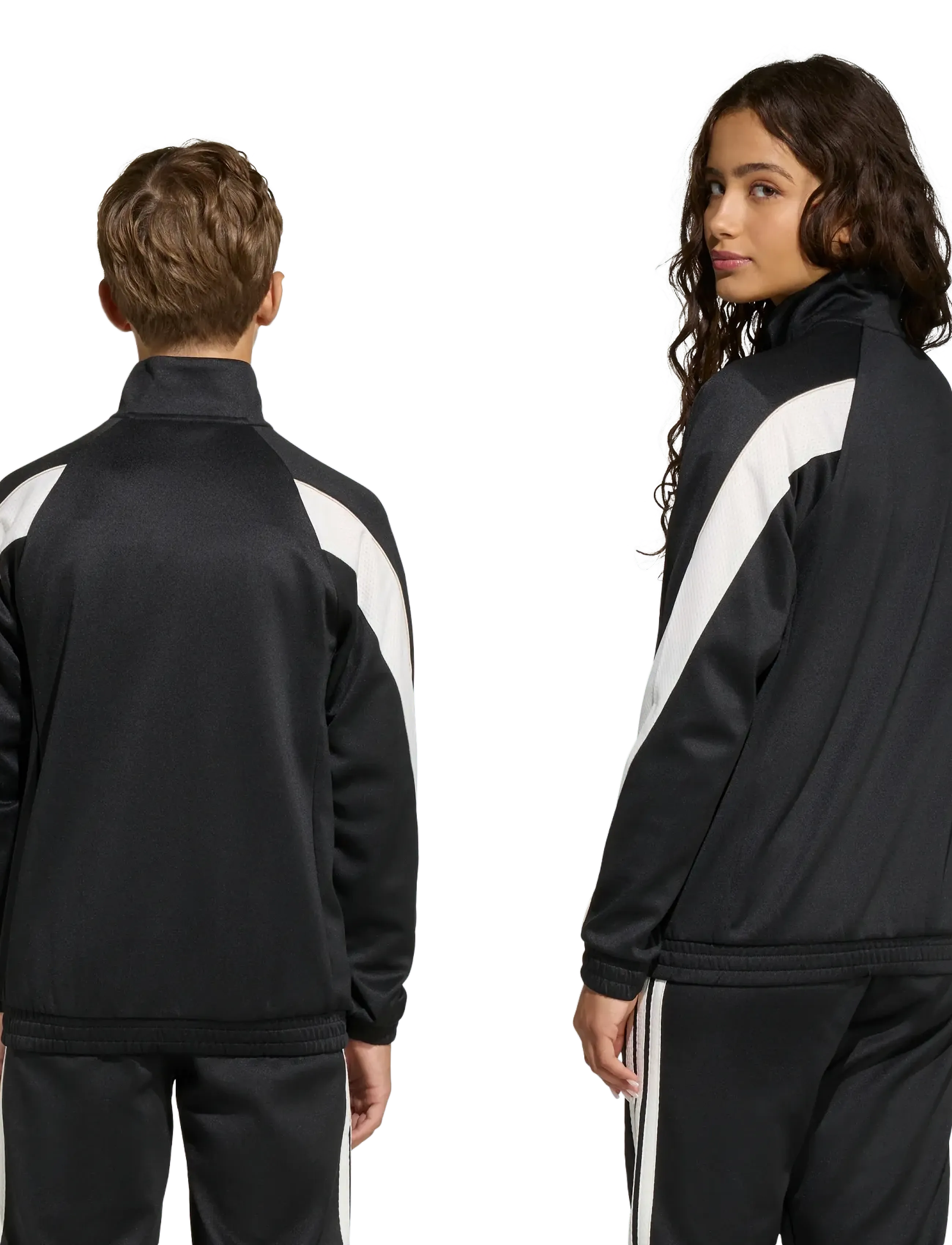 adidas Sportswear - J STD TRCK JKT - black/owhite - 3