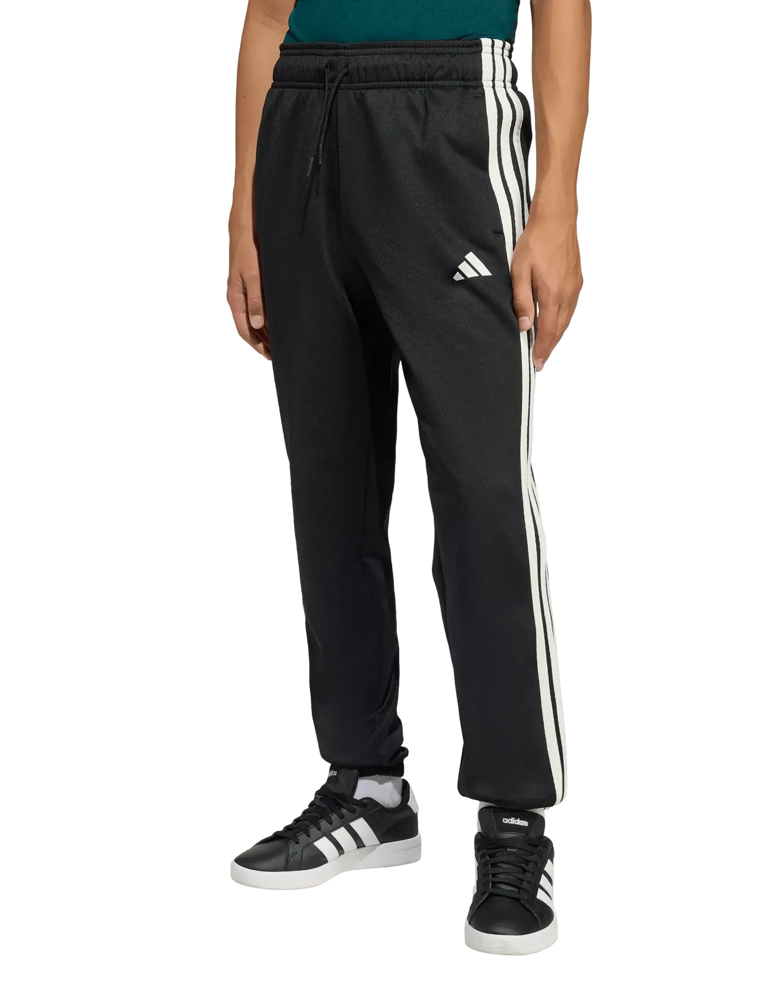 adidas Sportswear - J STD TRCK PNT - black/owhite - 3