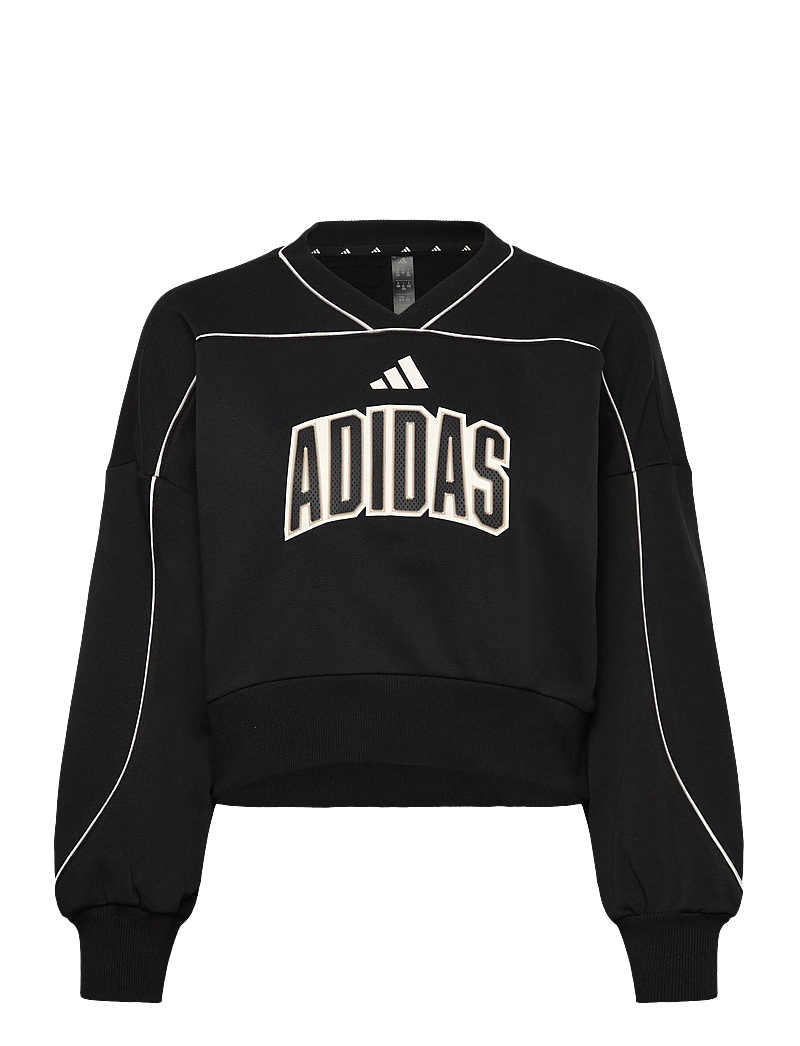 adidas Sportswear - JG STD SWT - sweatshirts - black/owhite - 1