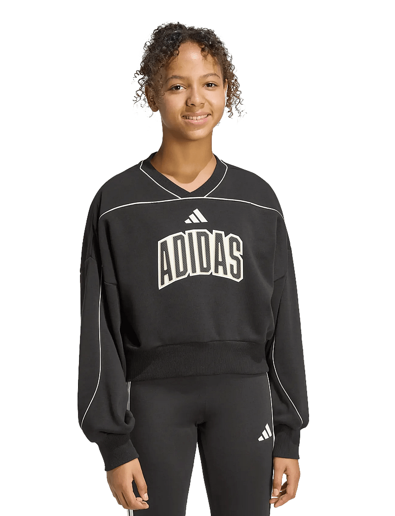 adidas Sportswear - JG STD SWT - sweatshirts - black/owhite - 3