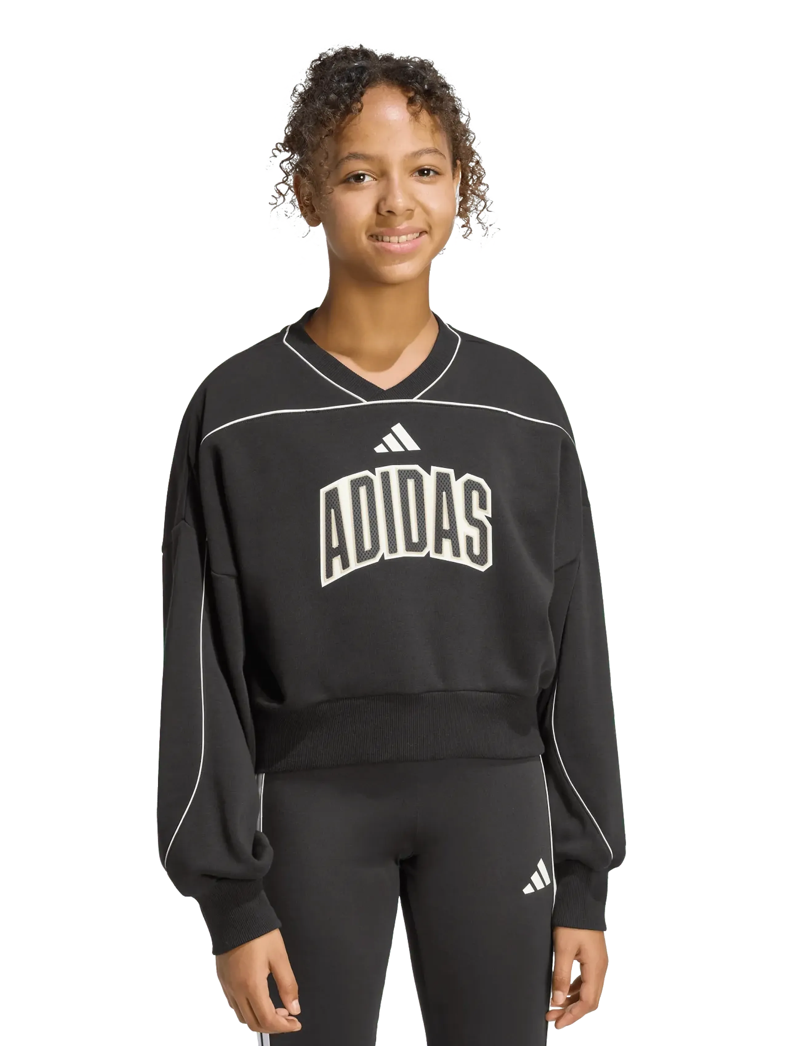 adidas Sportswear - JG STD SWT - collegepaidat - black/owhite - 3