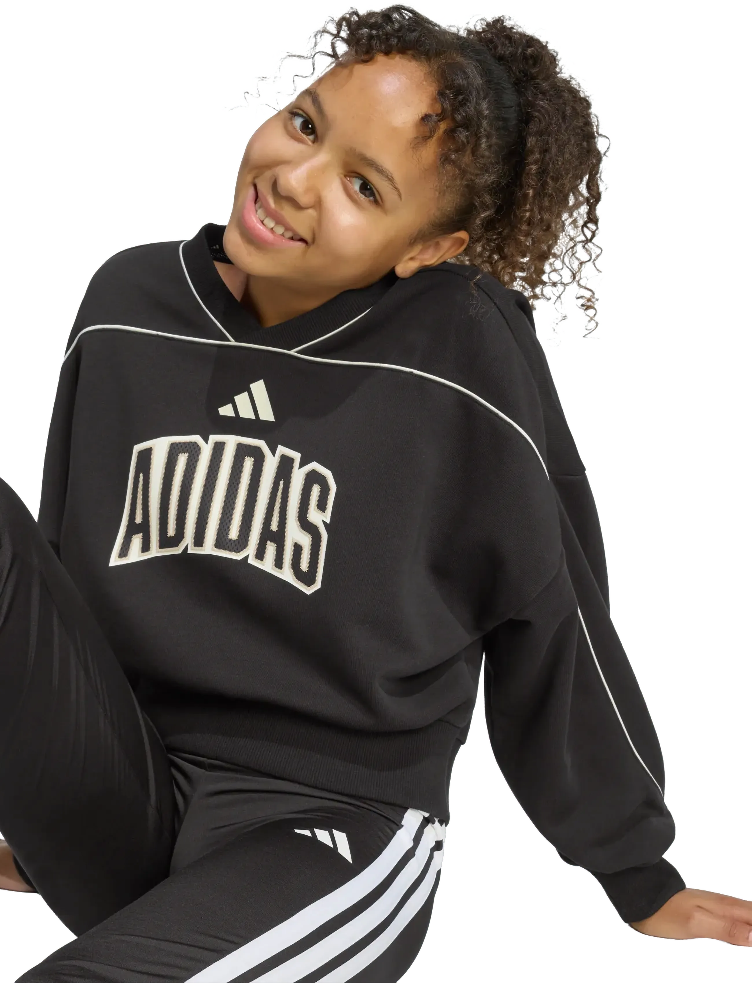 adidas Sportswear - JG STD SWT - collegepaidat - black/owhite - 4
