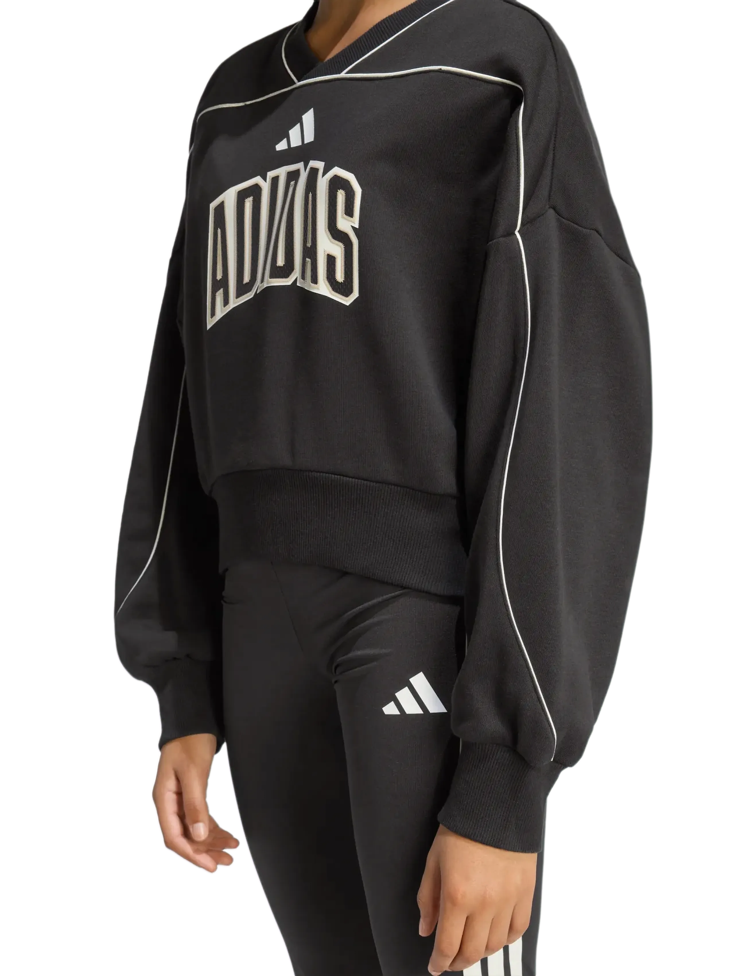 adidas Sportswear - JG STD SWT - collegepaidat - black/owhite - 5