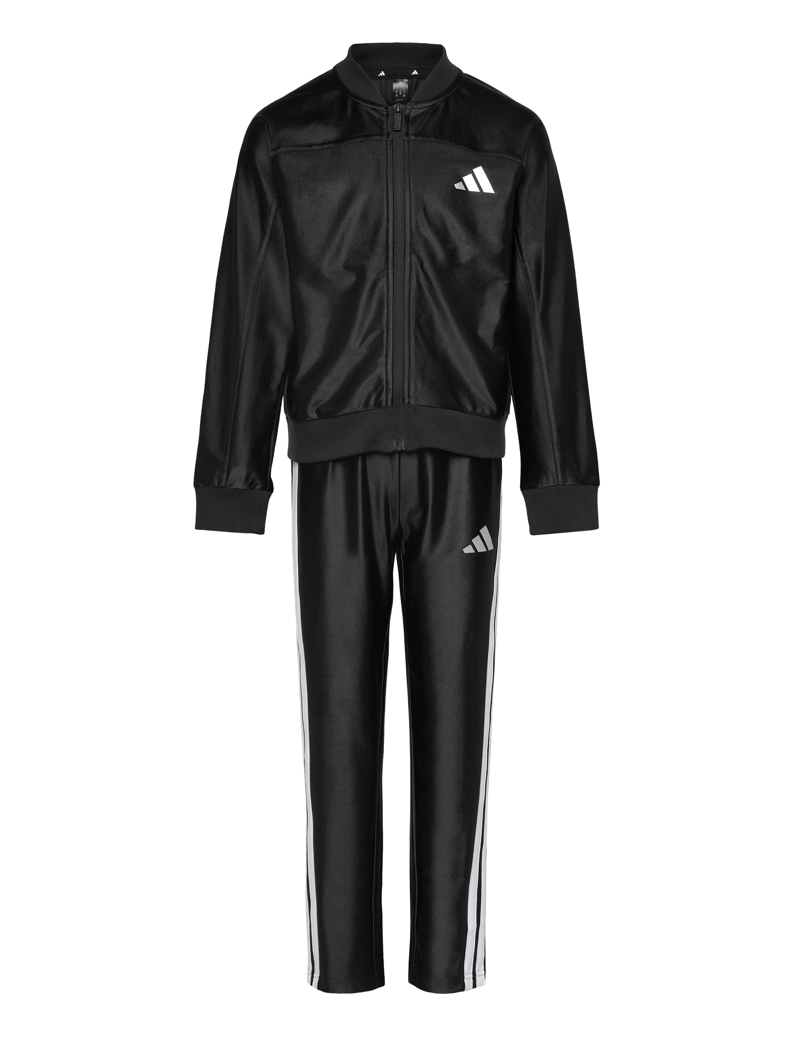 adidas Sportswear JG GLAM TS - Kleidung - BLACK/SILVMT / black