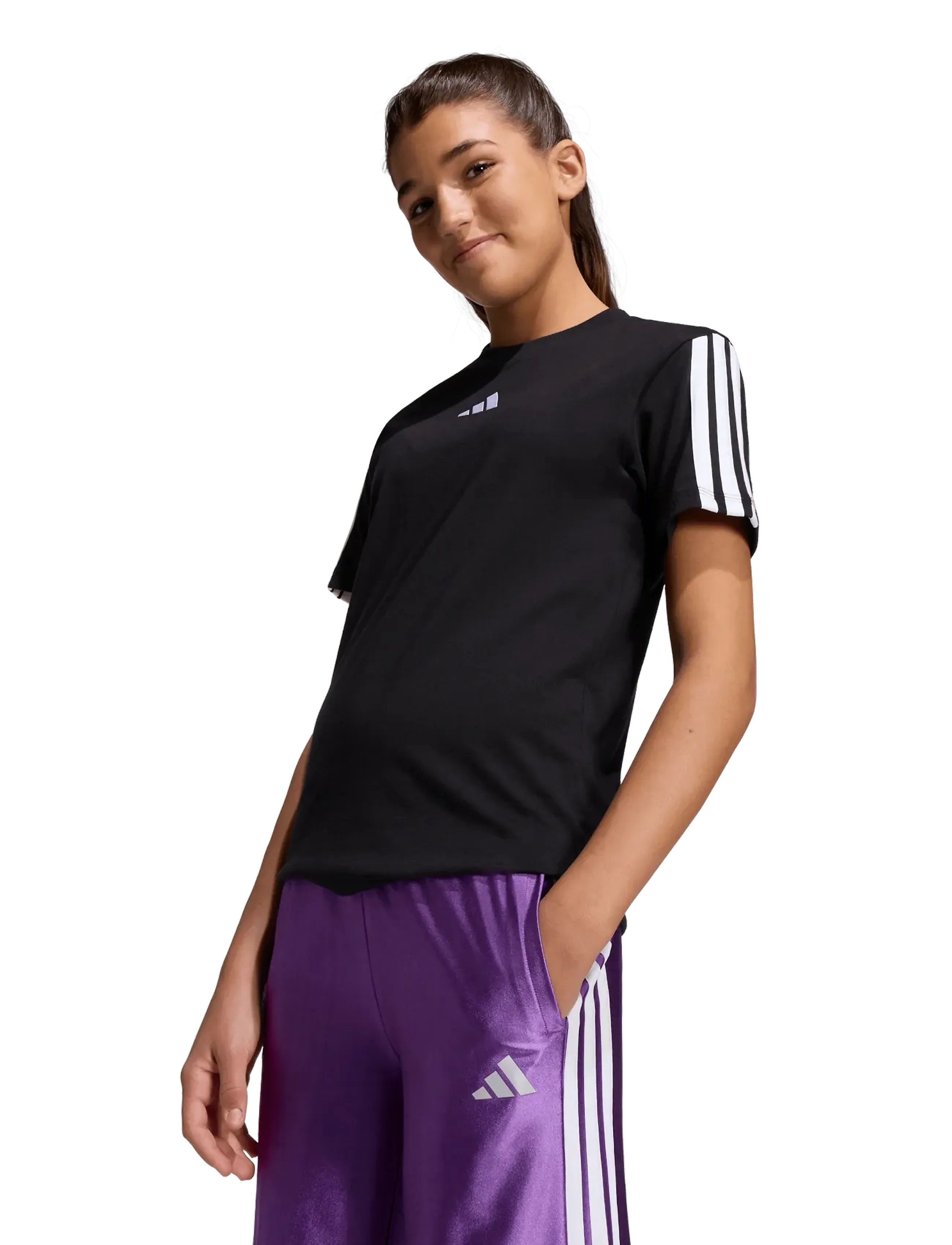 adidas Sportswear - JG GLAM Pant - jogginghosen - actpur/silvmt - 3