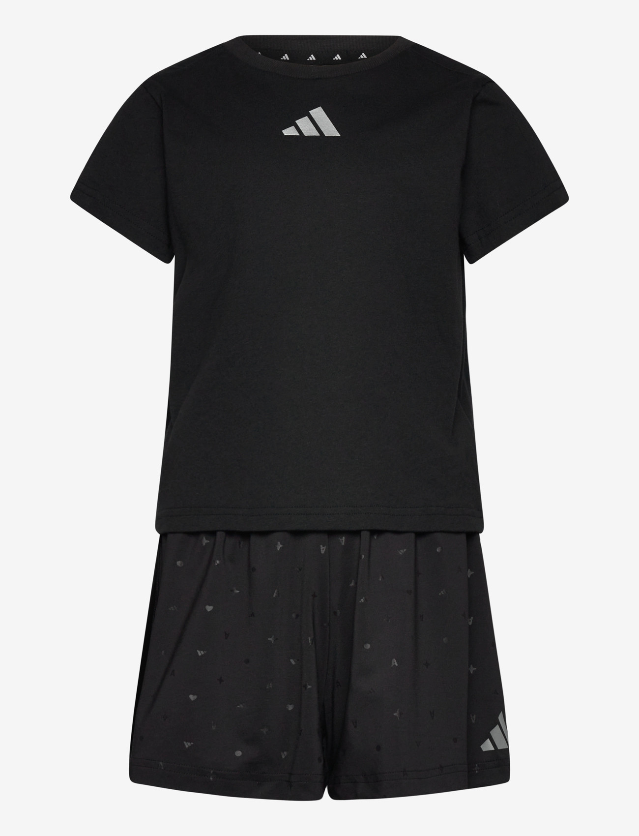 adidas Sportswear - LG GLAM Set - 2-delat set - black/silvmt - 1