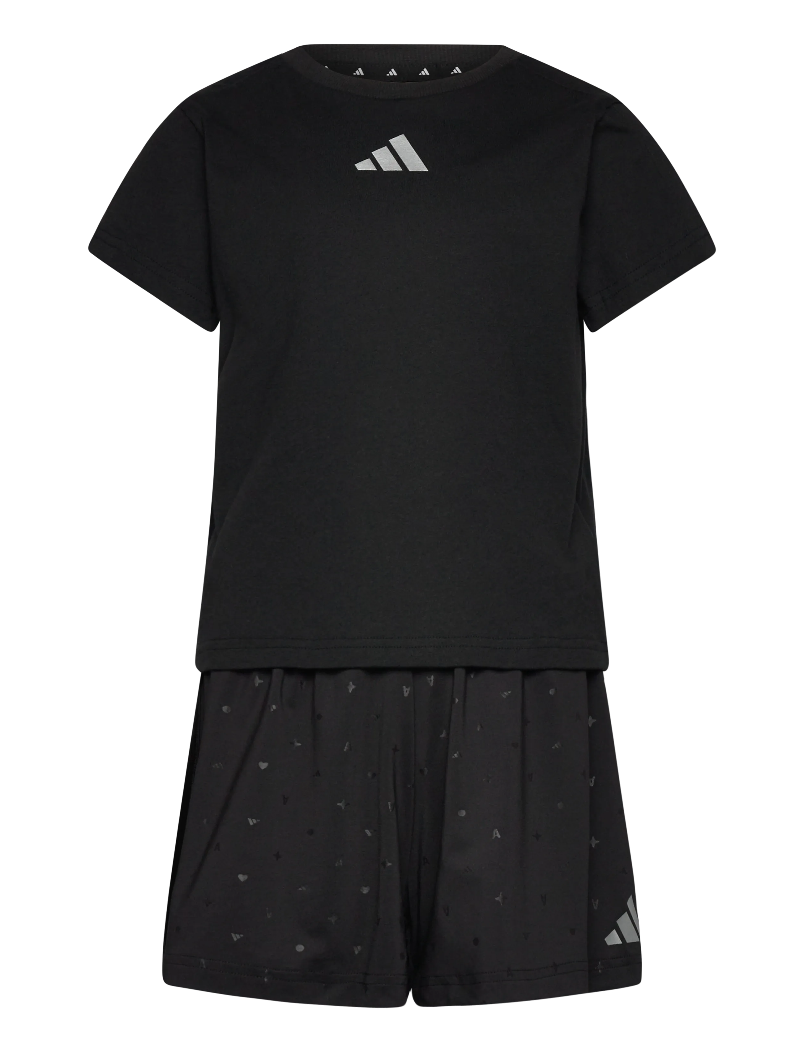 adidas Sportswear LG GLAM Set - Tøj - BLACK/SILVMT / black