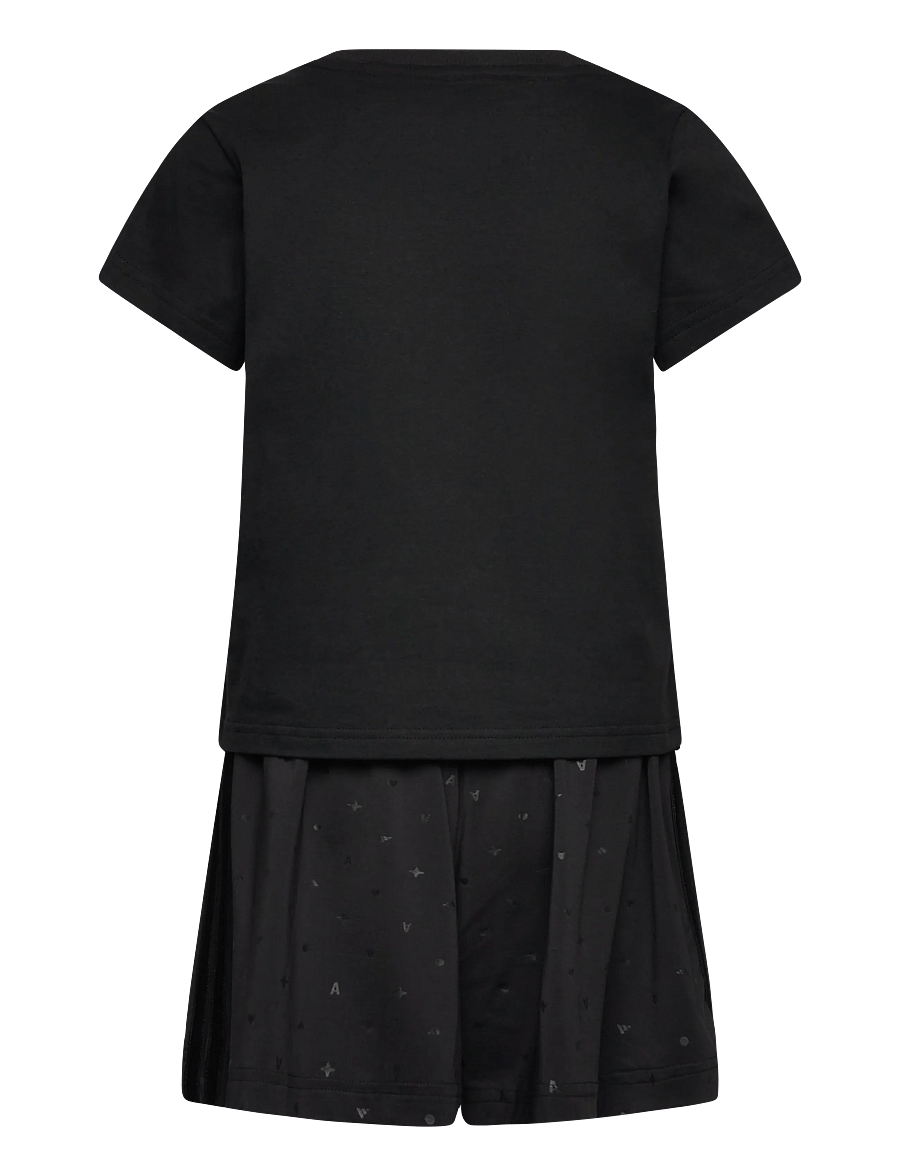 adidas Sportswear - LG GLAM Set - zestaw 2 szt. - black/silvmt - 2