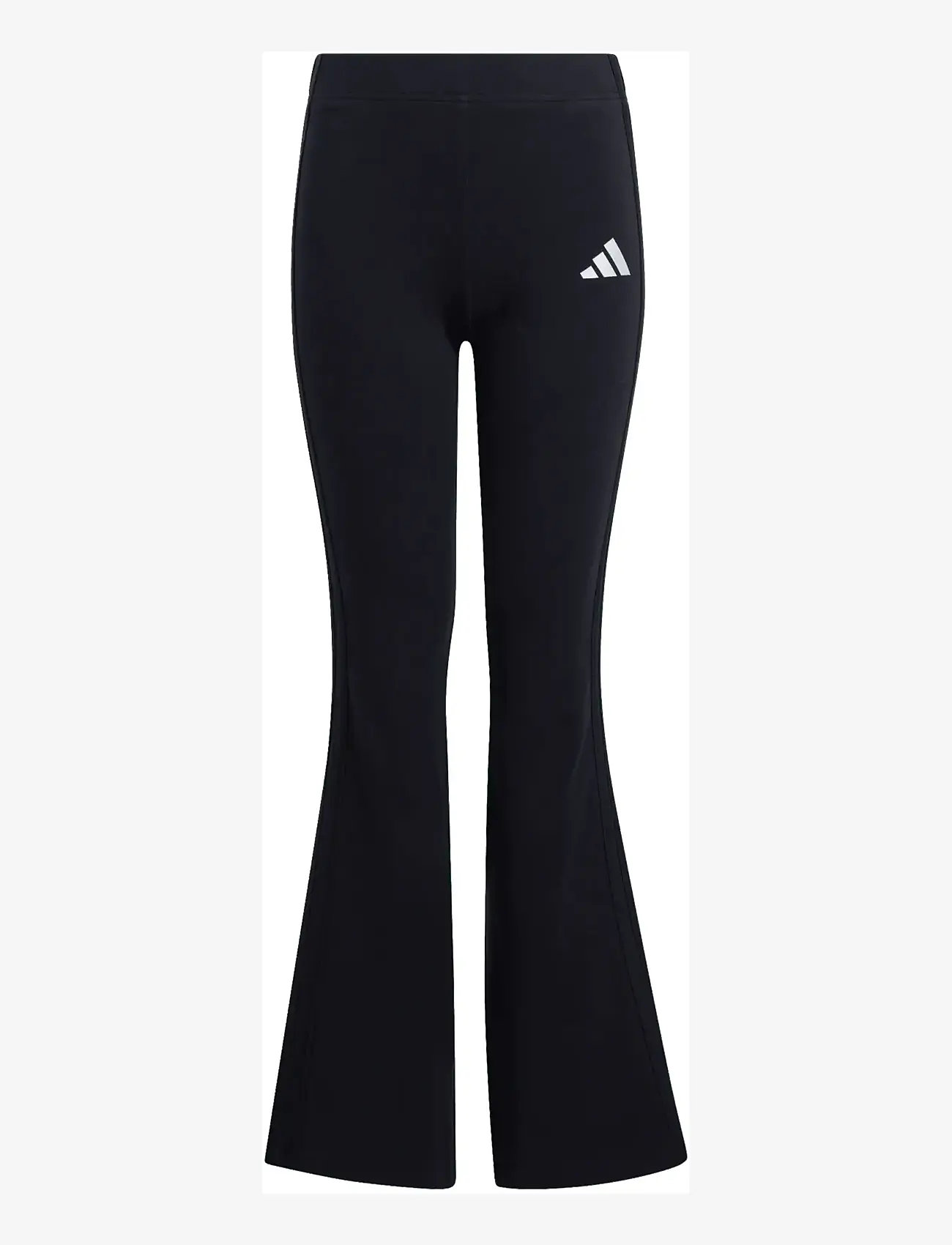 adidas Sportswear - JG GLAM FL LEG - løpe- og treningstights - black/silvmt - 1