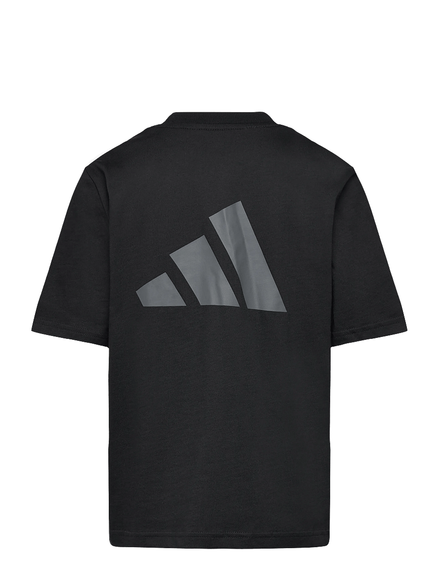 adidas Sportswear - J CB T - sports tops - black/gresix/white - 1