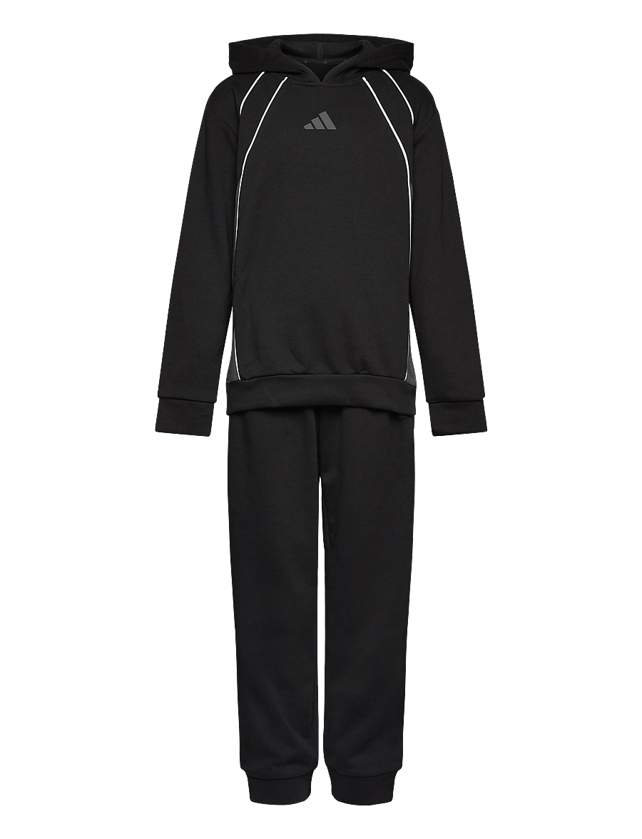 adidas Sportswear - J CB FT TS - trainingsanzug - black/gresix/white - 0