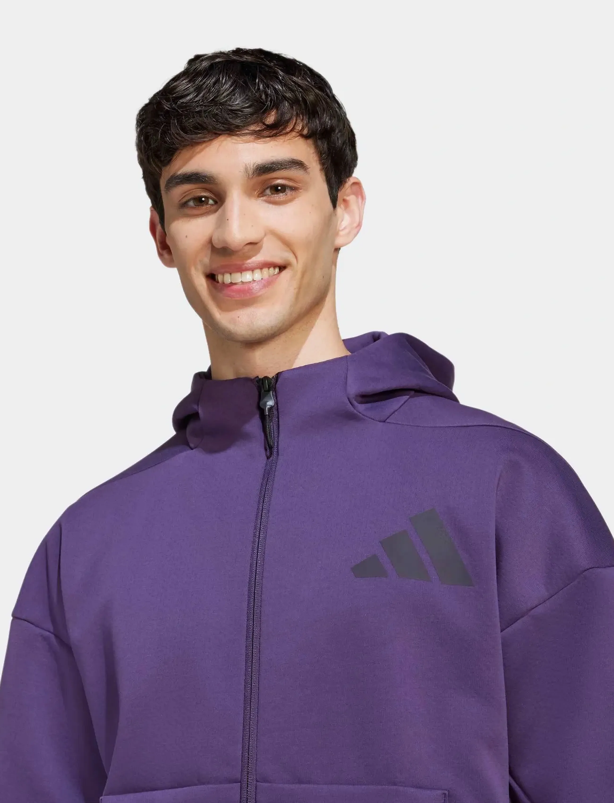 adidas Sportswear - M Z.N.E. FZ - fleece og mellemlag - aurplu - 5
