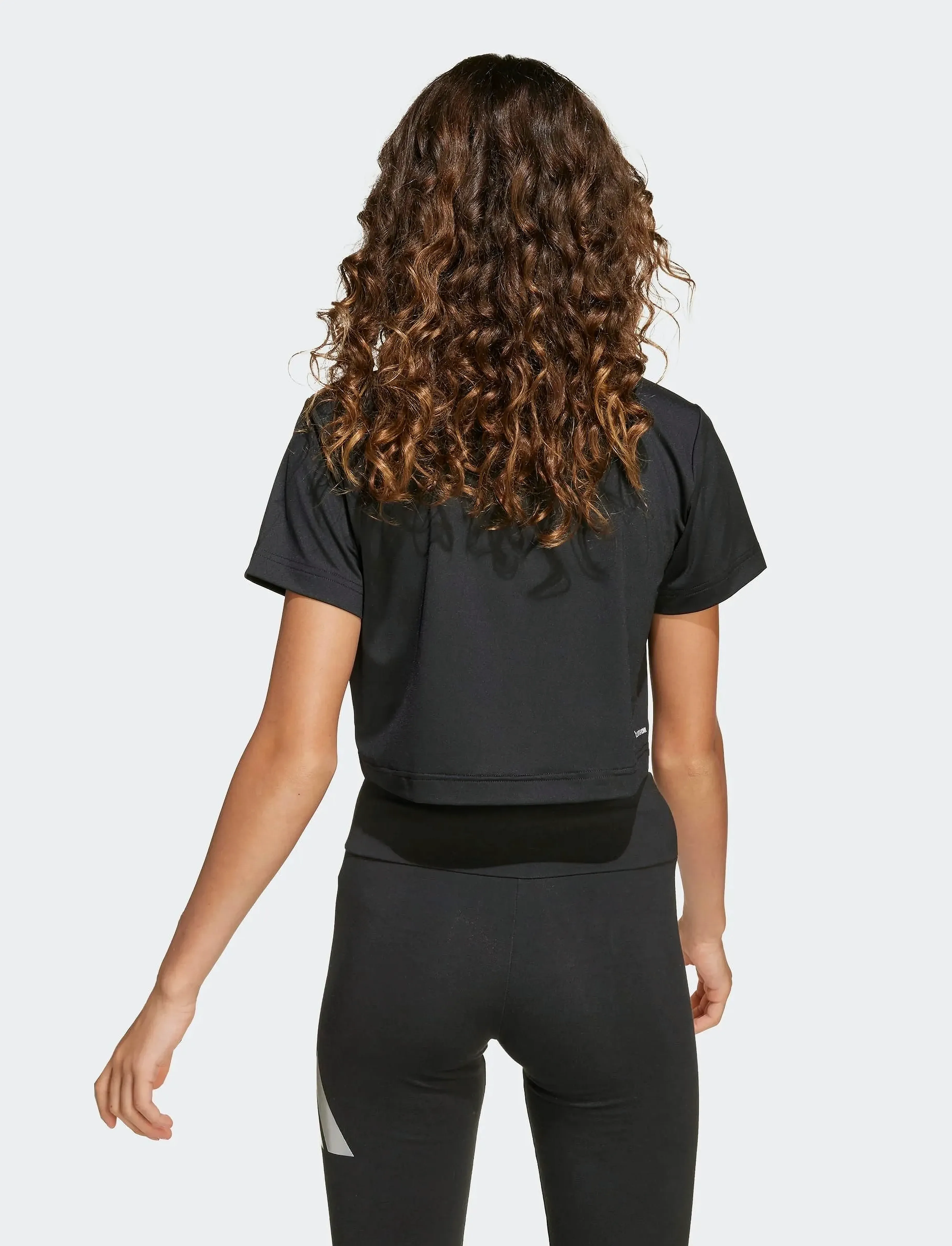adidas Sportswear - JG TR-ES GL TEE - kurzärmelig - black/silvmt - 5