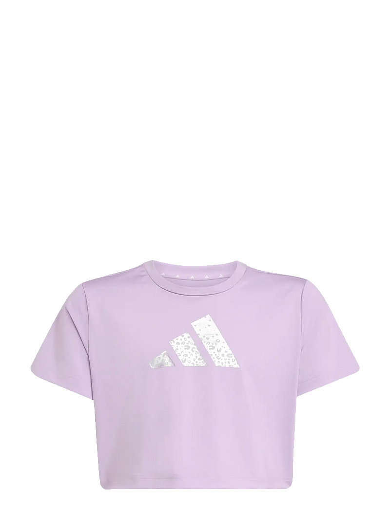 adidas Sportswear - JG TR-ES GL TEE - t-krekli ar īsām piedurknēm - powplu/silvmt - 1