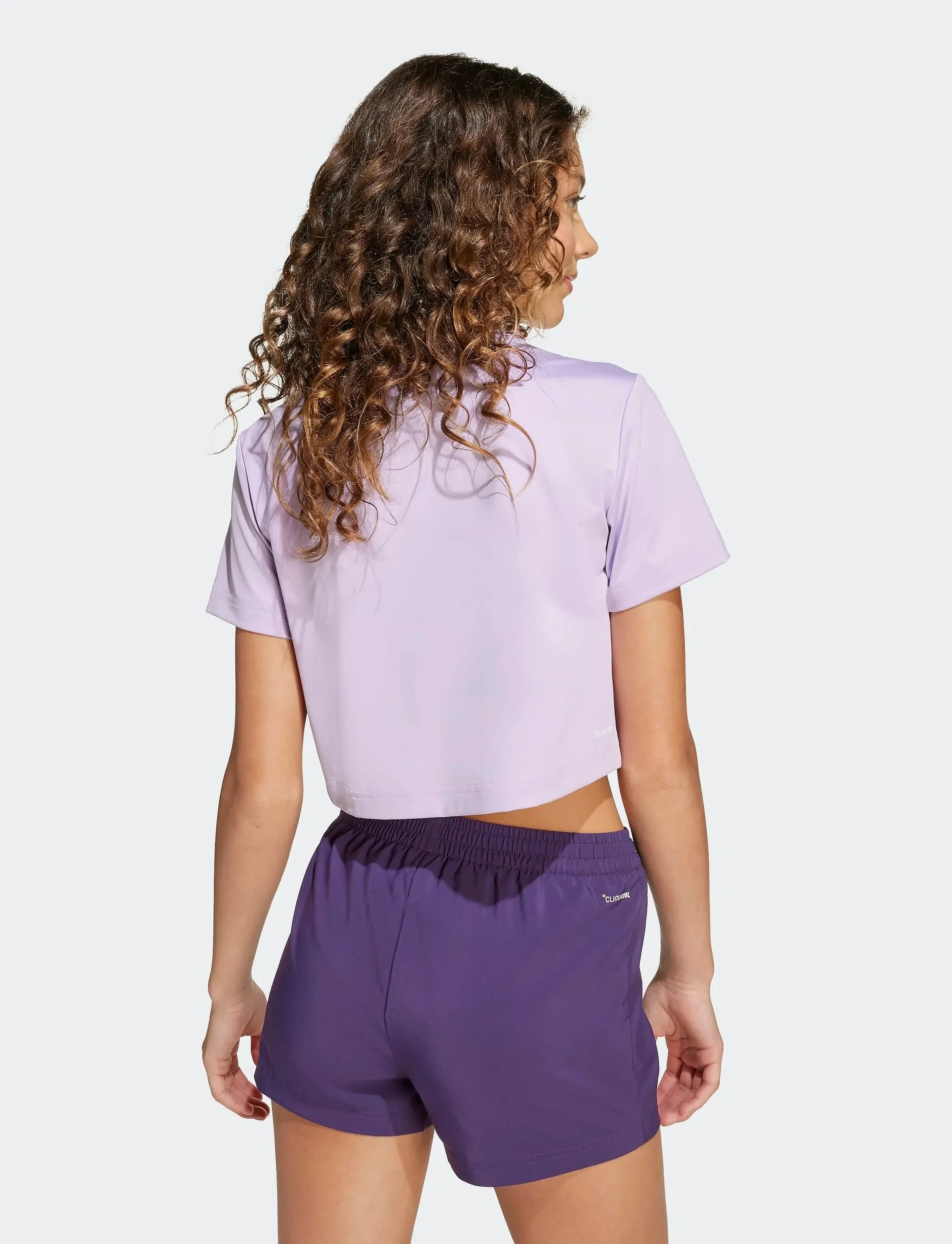 adidas Sportswear - JG TR-ES GL TEE - kurzärmelig - powplu/silvmt - 5