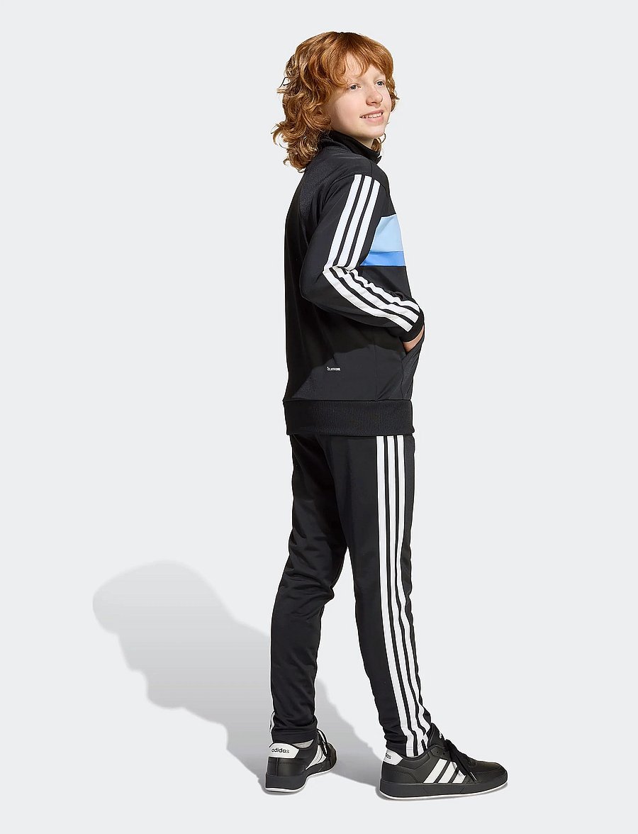 adidas Sportswear - J 3S TIBERIO TS - joggingsæt & matchende sæt - black/globlu/blufus/w - 3