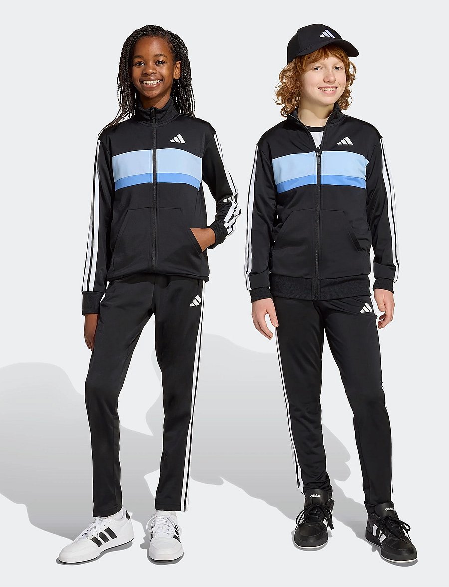 adidas Sportswear - J 3S TIBERIO TS - joggingsæt & matchende sæt - black/globlu/blufus/w - 4