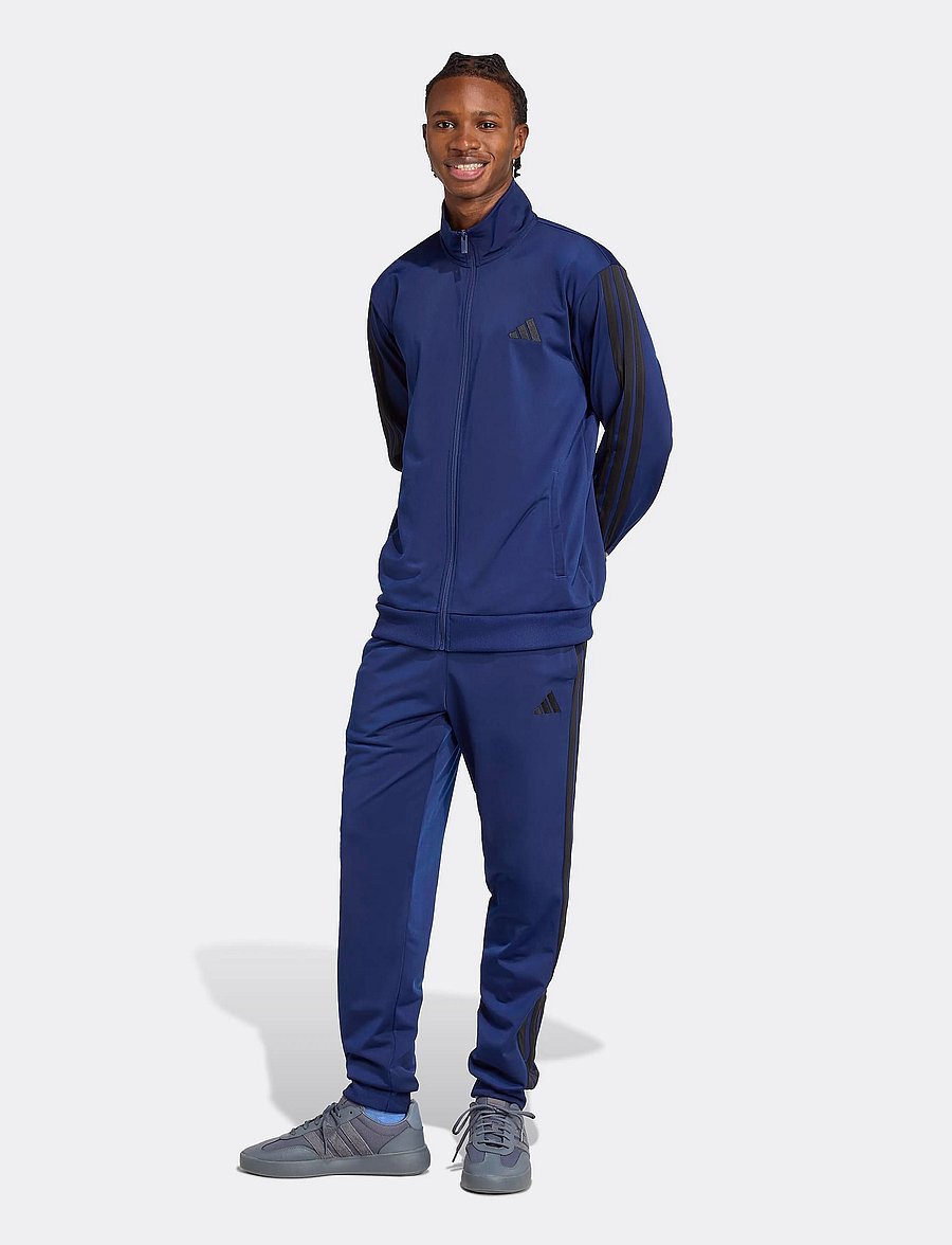adidas Sportswear - M 3S TR TT TS - træningsdragter - dkblue/black - 0