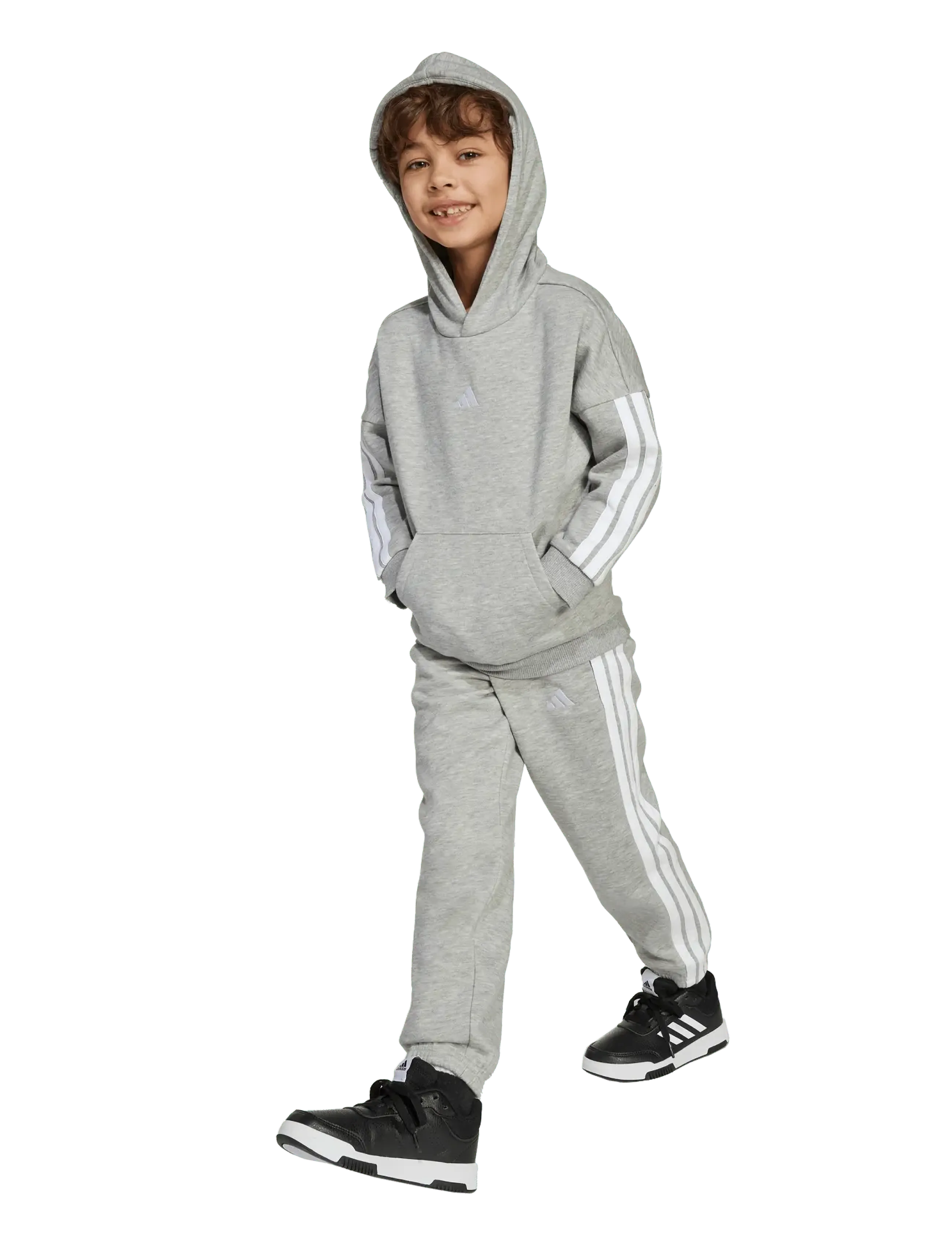 adidas Sportswear - LK 3S ESS FL TS - joggingset & tvådelade set - mgreyh - 5