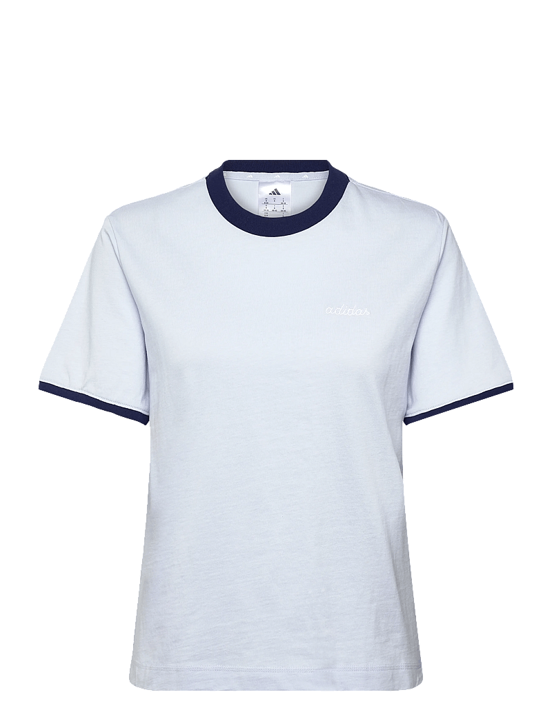 adidas Sportswear - W CP TEE - t-shirts - crsk/white - 0