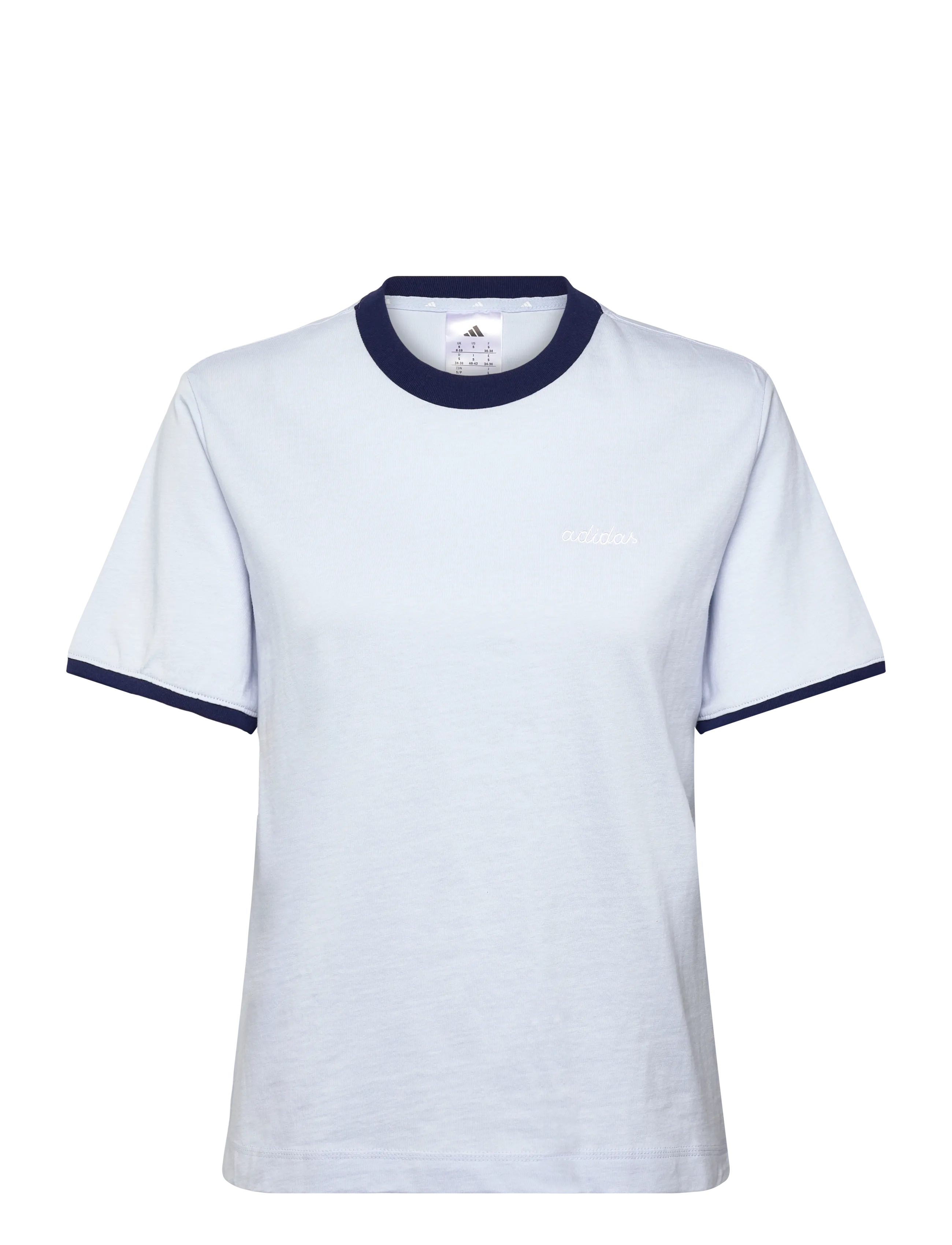 adidas Sportswear W CP TEE - Tøj - CRSK/WHITE / blue