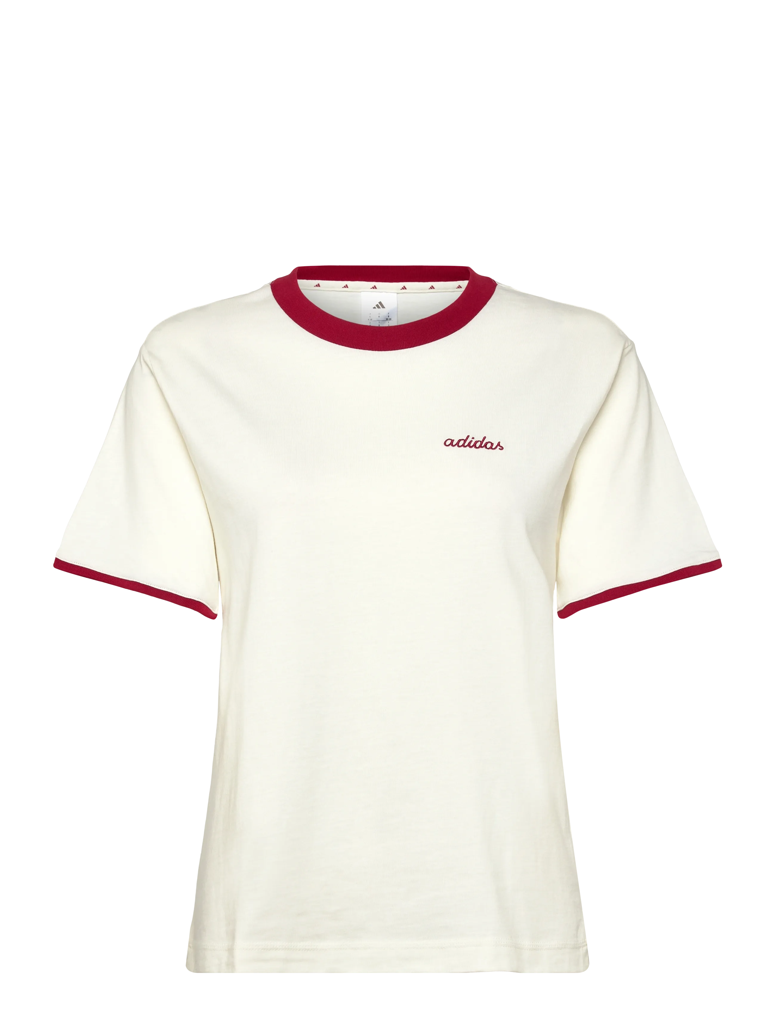 adidas Sportswear W CP TEE - Tøj - OWHITE/ACTMAR / cream