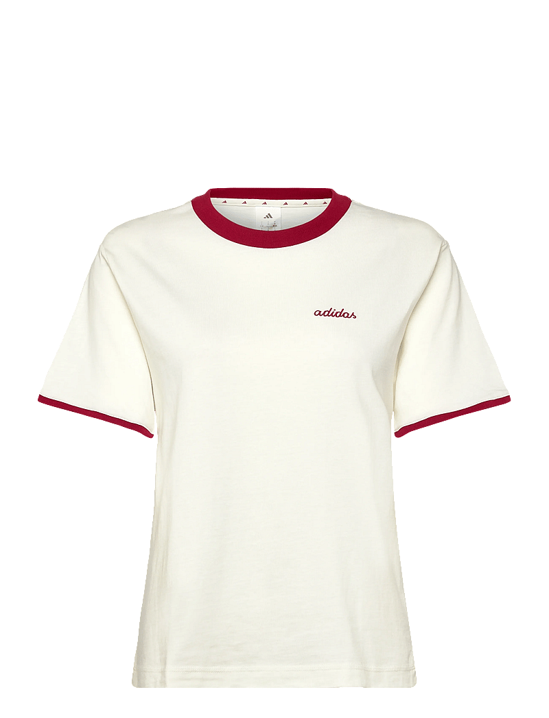 adidas Sportswear - W CP TEE - t-shirts - owhite/actmar - 0