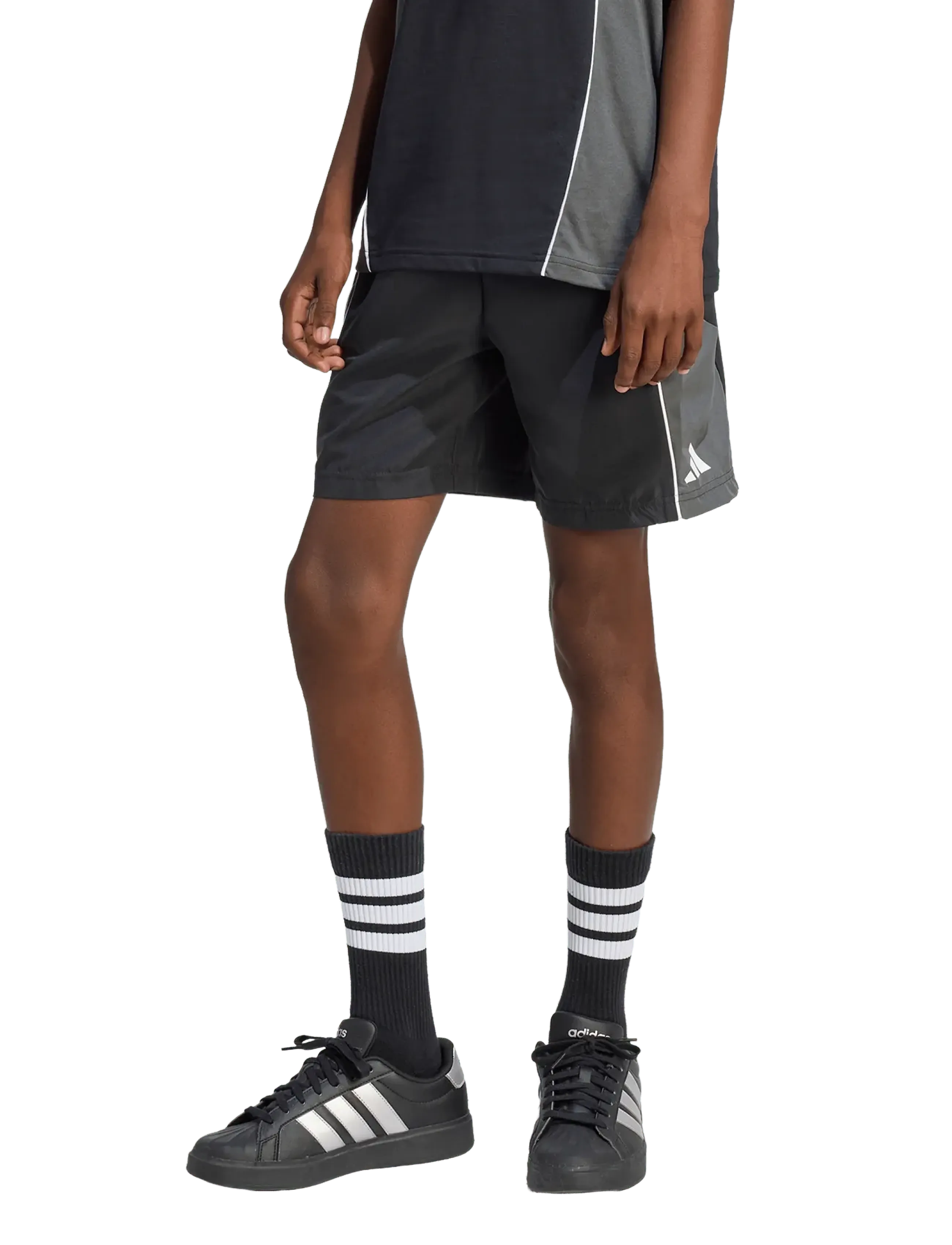 adidas Sportswear - J CB WV SHORT - sportsshorts - black/gresix/white - 5