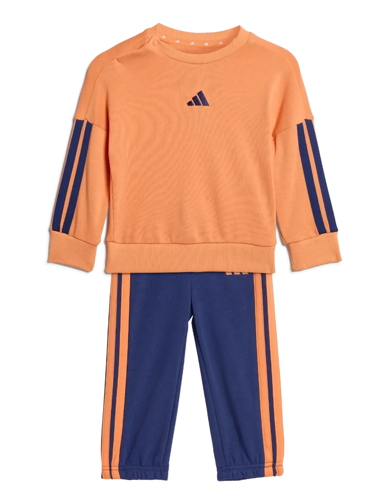 adidas Sportswear I 3S FT JOG 240 - Verryttelypuvut - DUOR/DKBLUE / orange
